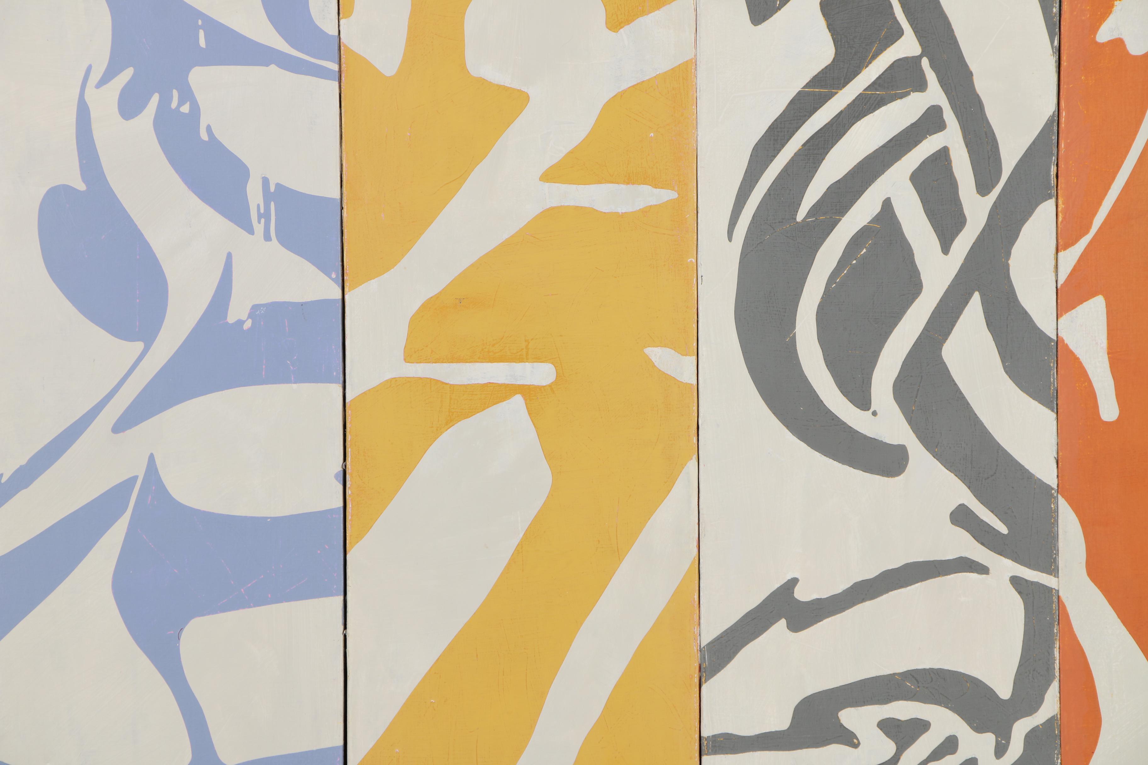 Bradley Narduzzi Rex Monumental Acrylic Polyptych "Cupid's Arsenal", 2008