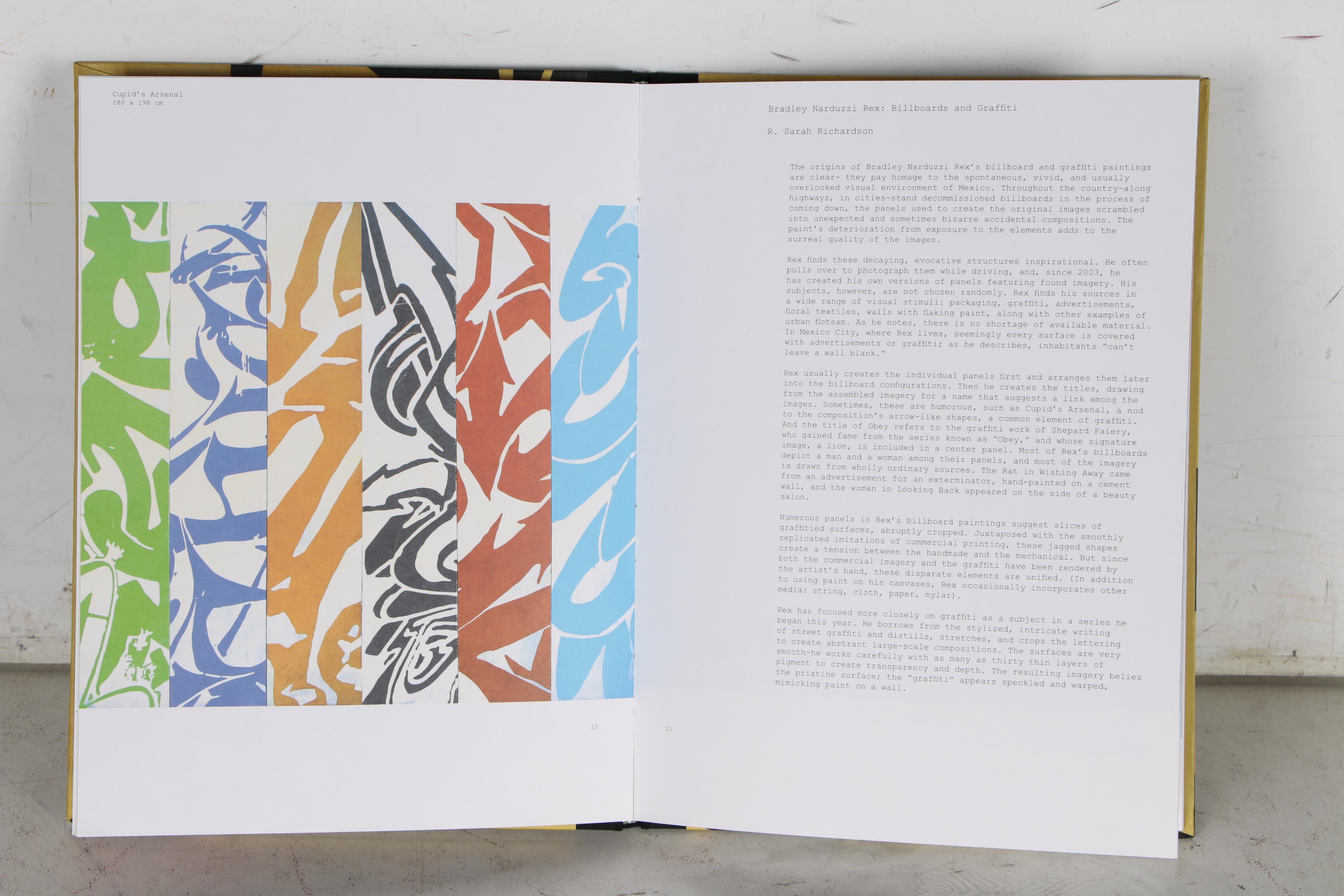 Bradley Narduzzi Rex Monumental Acrylic Polyptych "Cupid's Arsenal", 2008