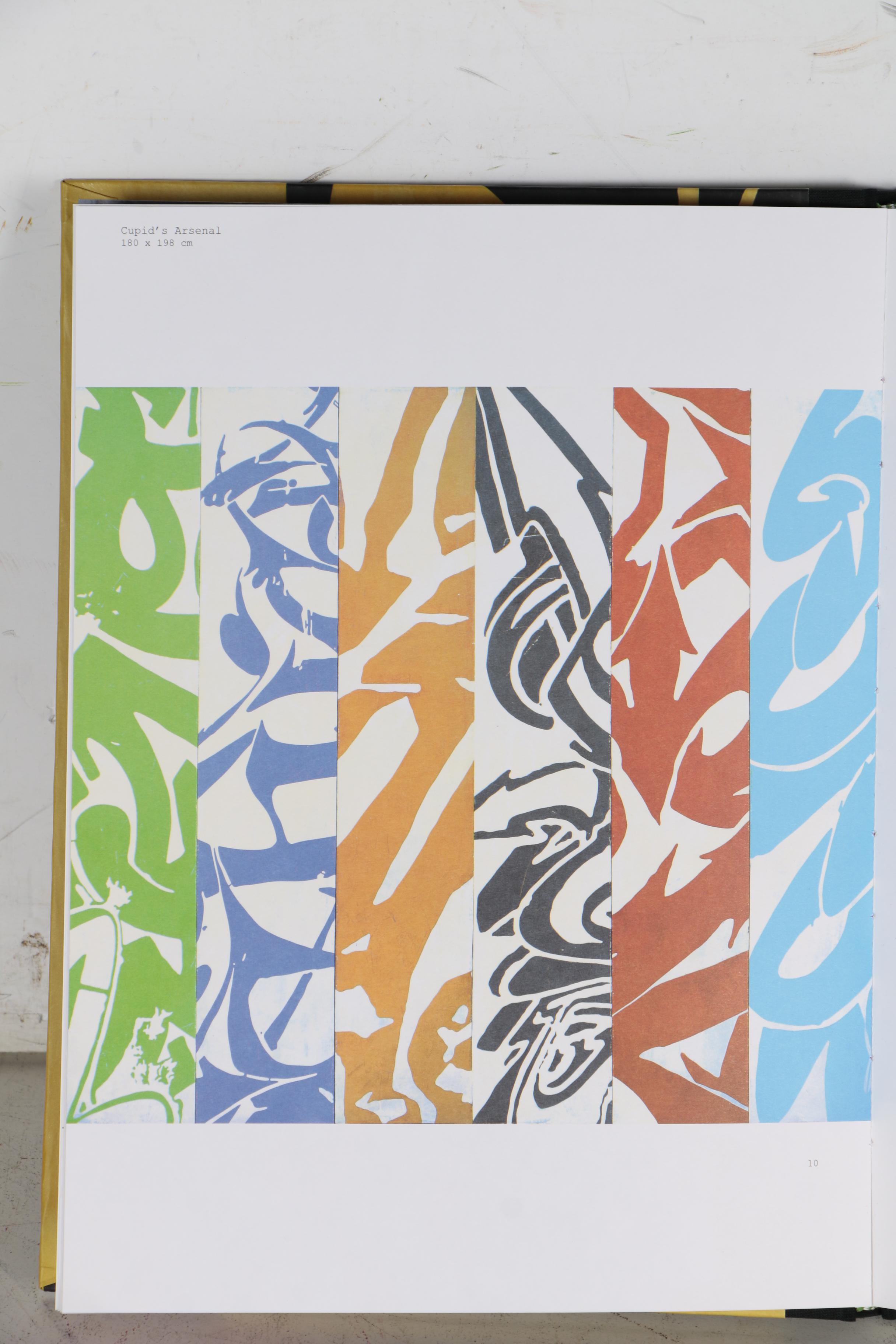 Bradley Narduzzi Rex Monumental Acrylic Polyptych "Cupid's Arsenal", 2008