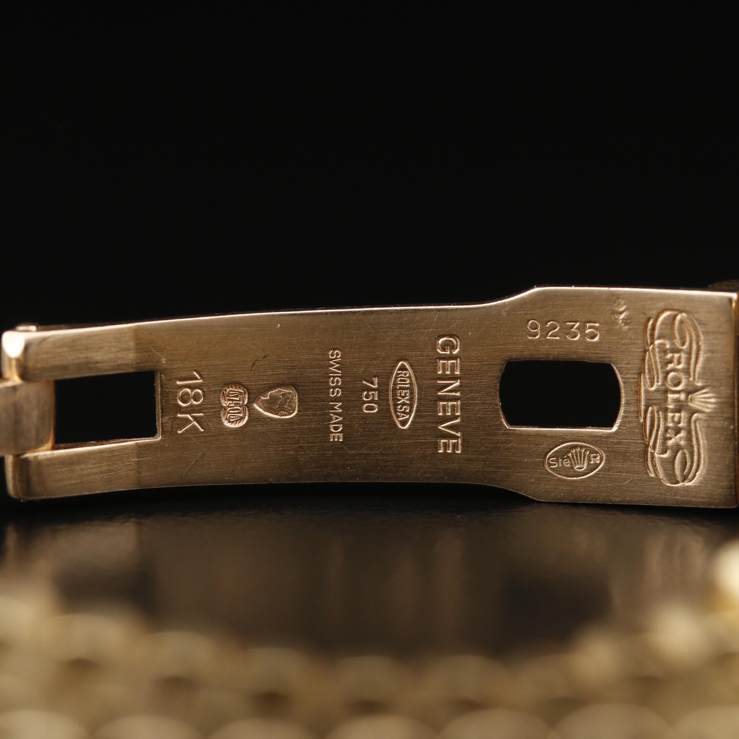 1980 Rolex Datejust 18K Gold and 1.28 CTW Diamond Bezel Automatic Watch