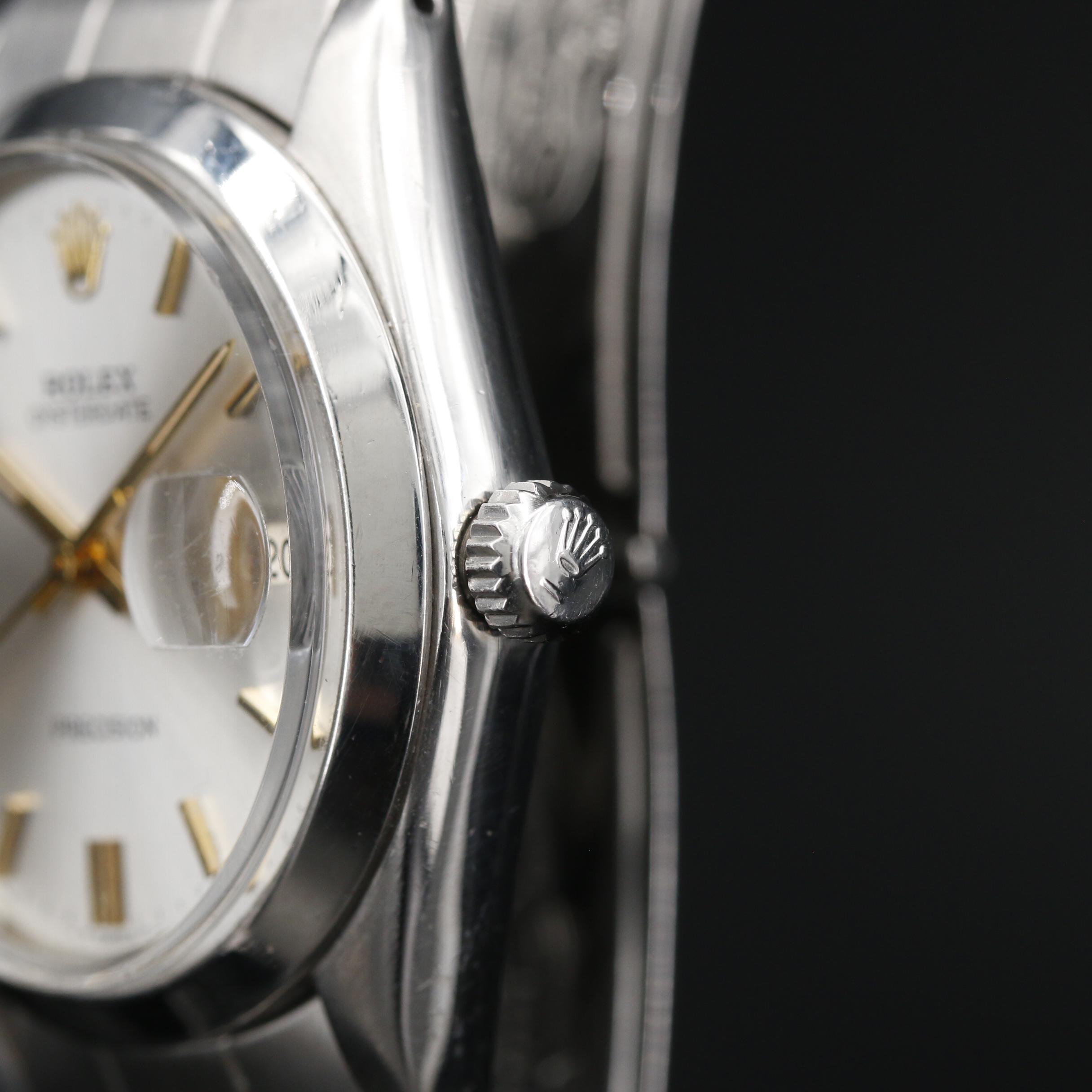 1969 Rolex Oysterdate Stainless Steel Watch