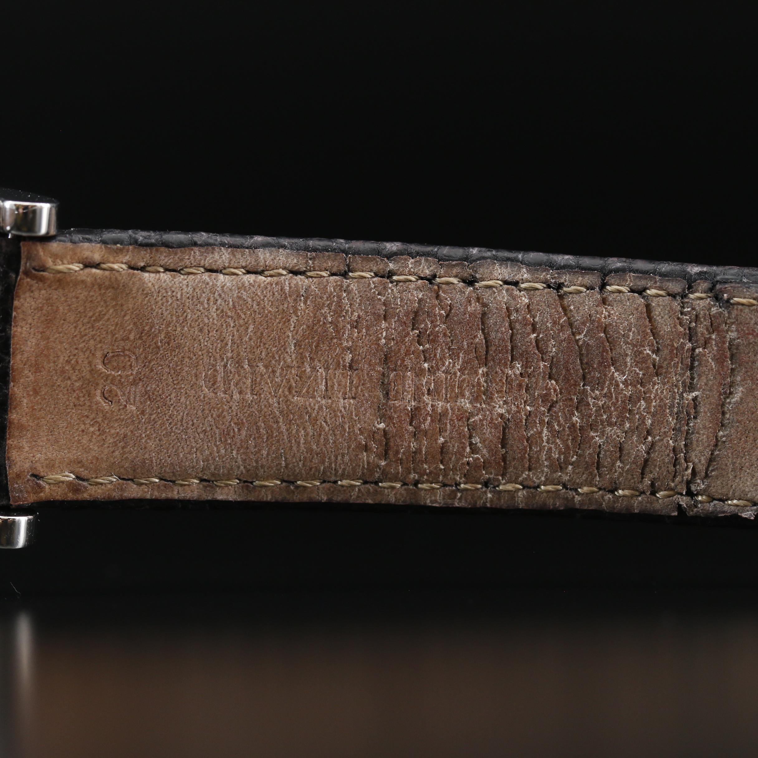 Movado Museum Red Label Diamond Bezel and Stainless Steel Automatic Watch