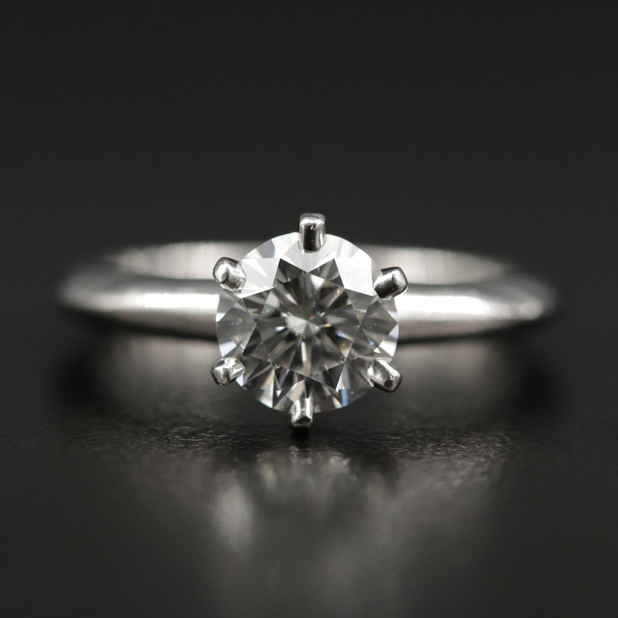 Tiffany & Co. Platinum 1.05 CT Diamond Ring