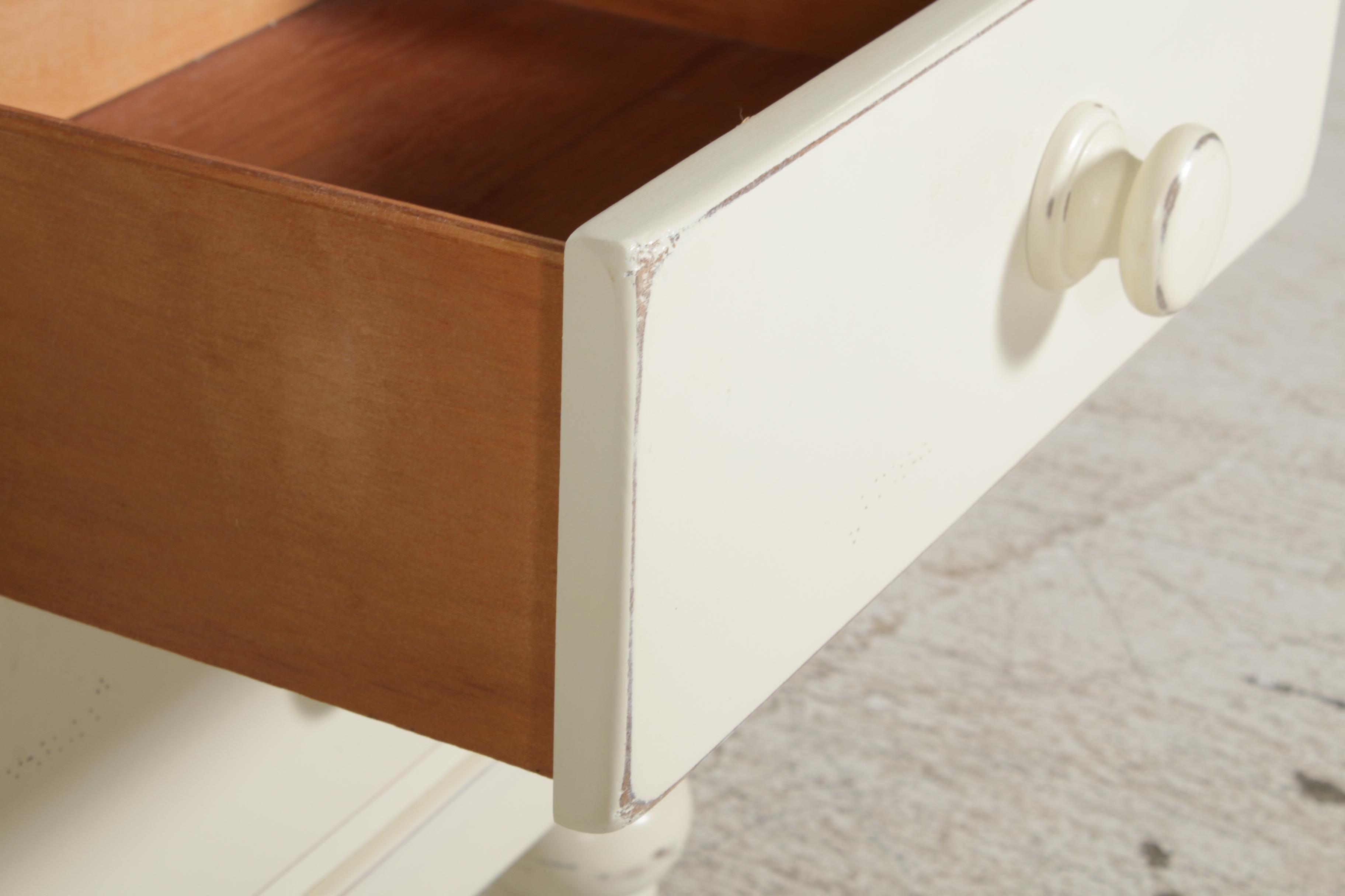 Lexington "Seaside Retreat" Painted Dresser and Nightstand with Twin Headboards