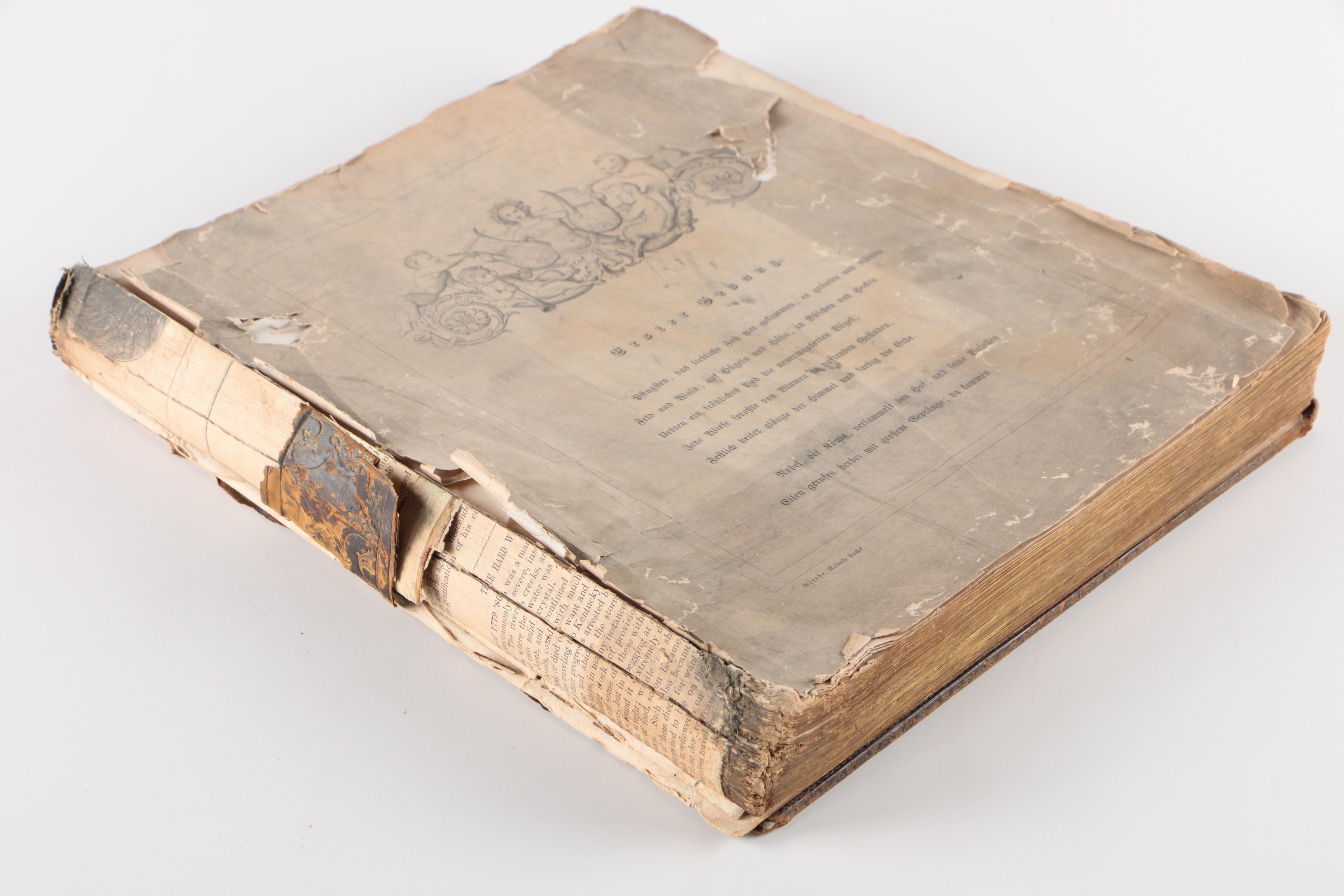 Illustrated German-Language "Reynard the Fox" by Johann Wolfgang von Goethe