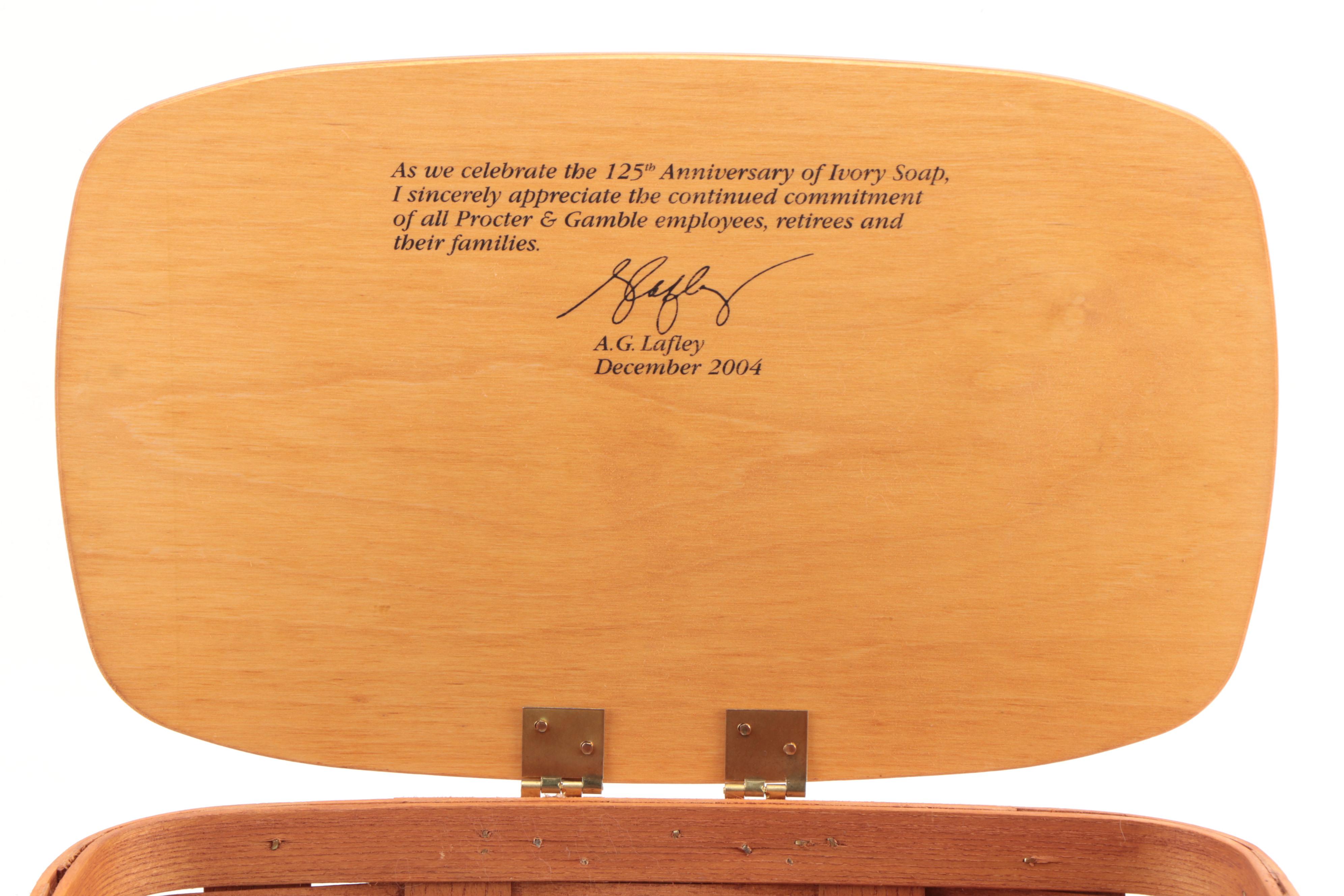 Procter & Gamble Anniversary Items Including Picnic Baskets, and a Caddy