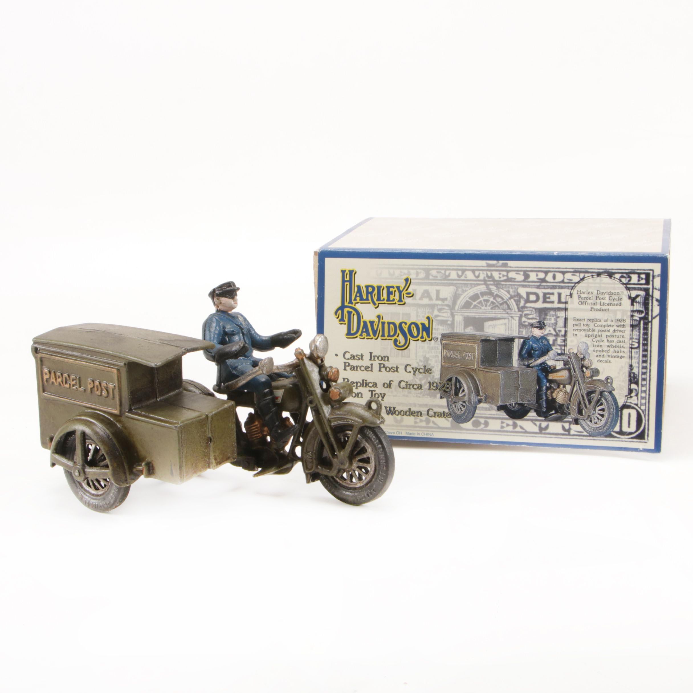 Harley Davidson Limited Edition Cast Iron Replica of "1928 Pull Toy"
