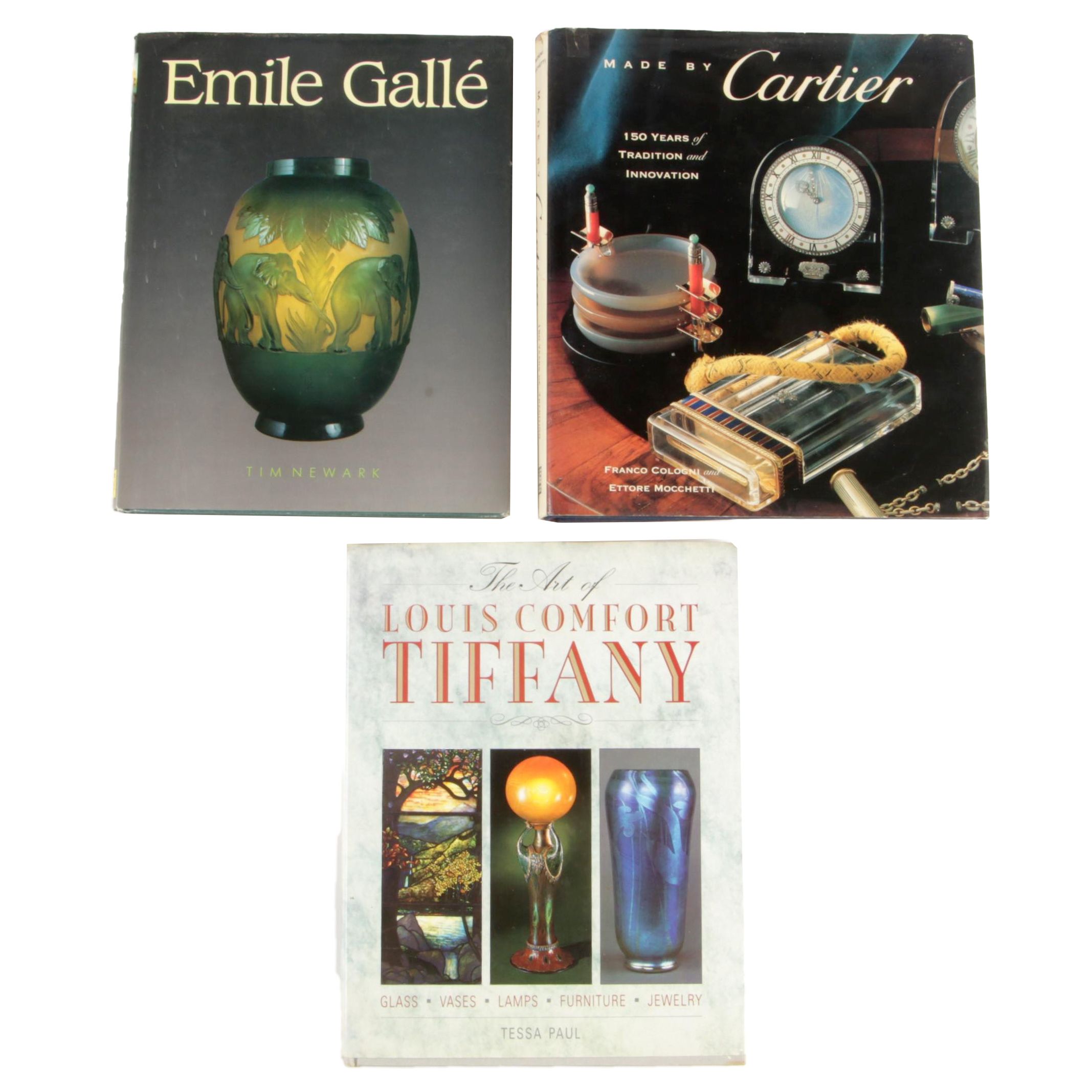 First American Edition "Made by Cartier" with Tiffany and Emile Gallé Books