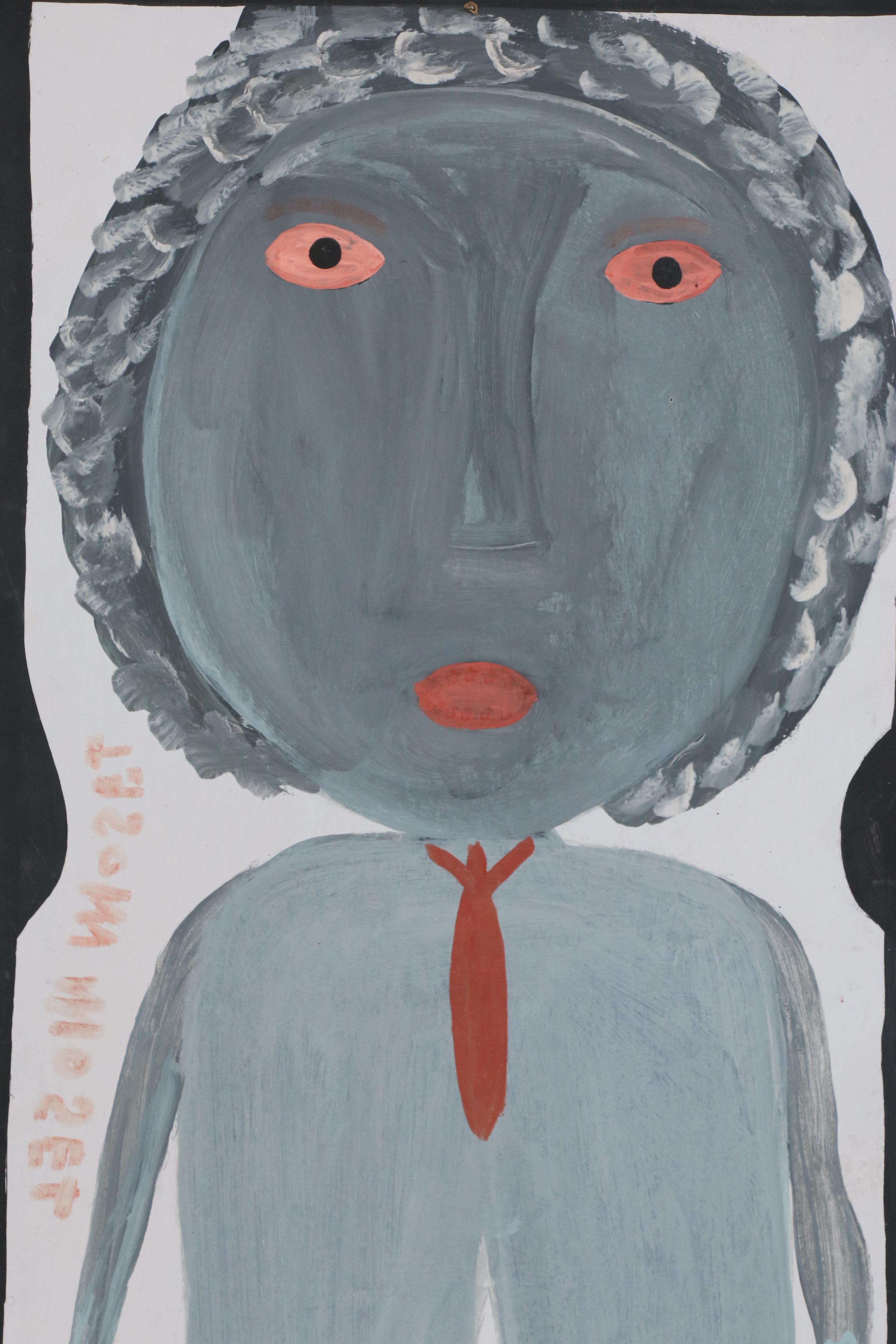 Mose Tolliver Figural Outsider Art Painting