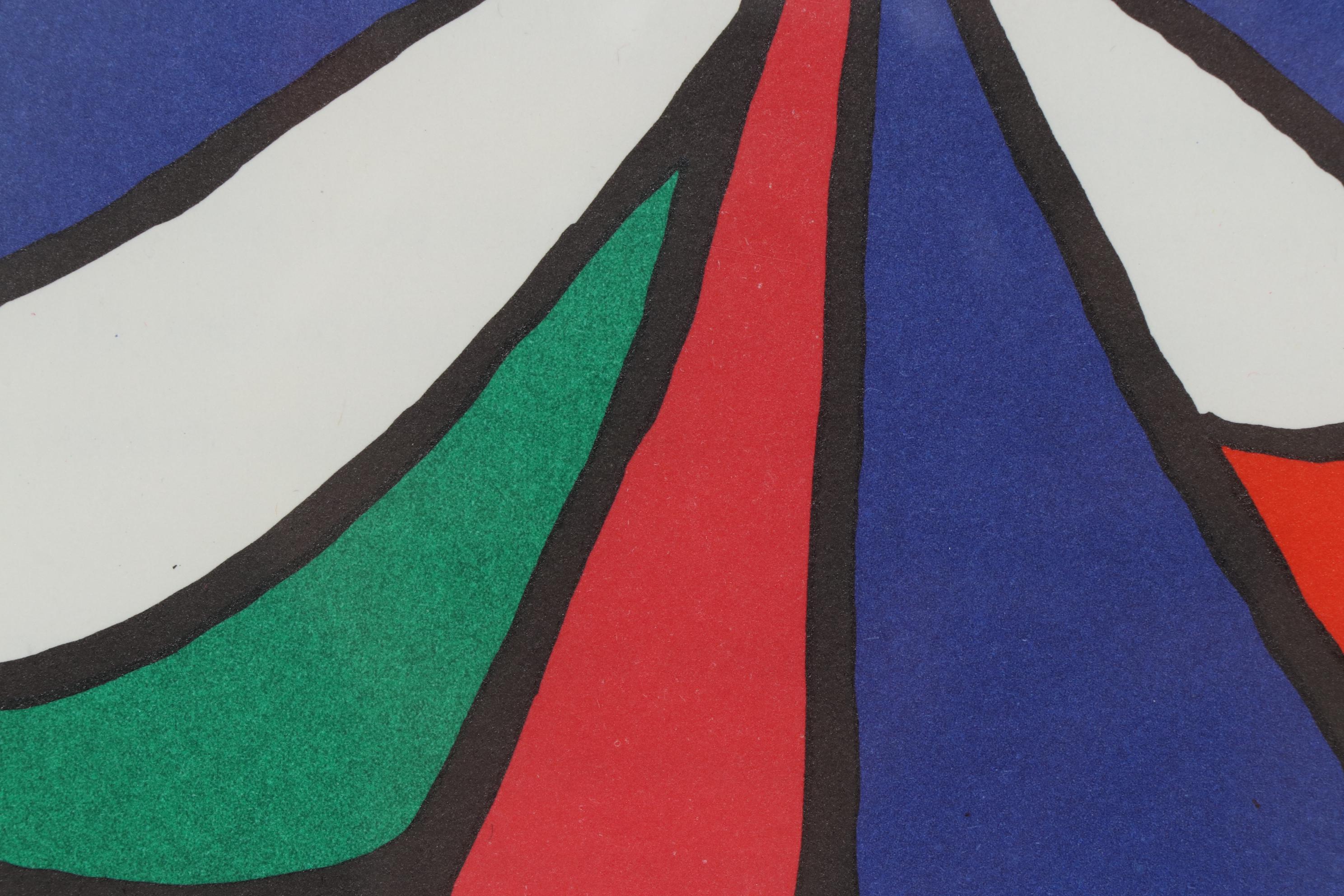 Alexander Calder Color Lithograph for "Derrière le Miroir", 1963