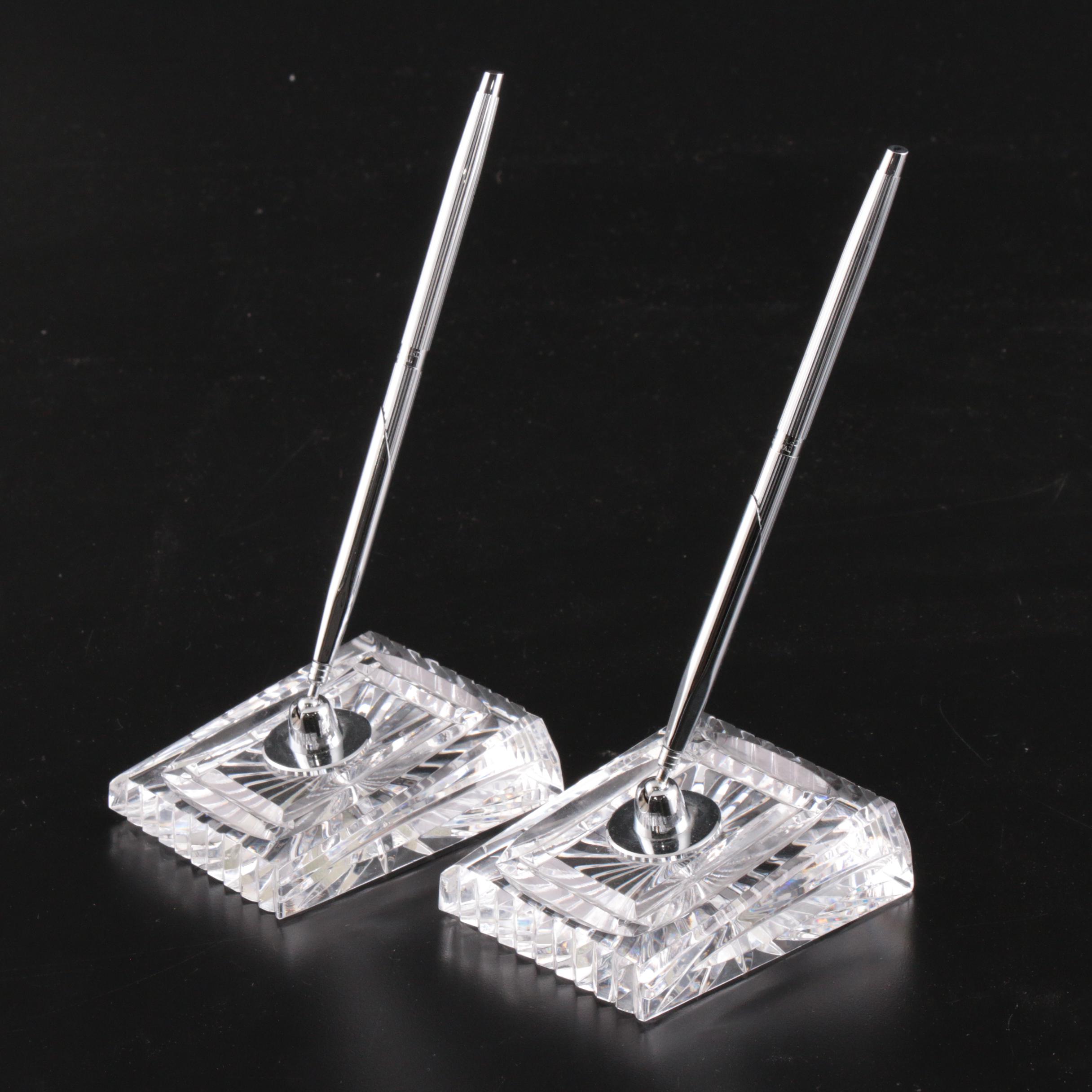 Waterford Crystal Ballpoint Pens and Holders