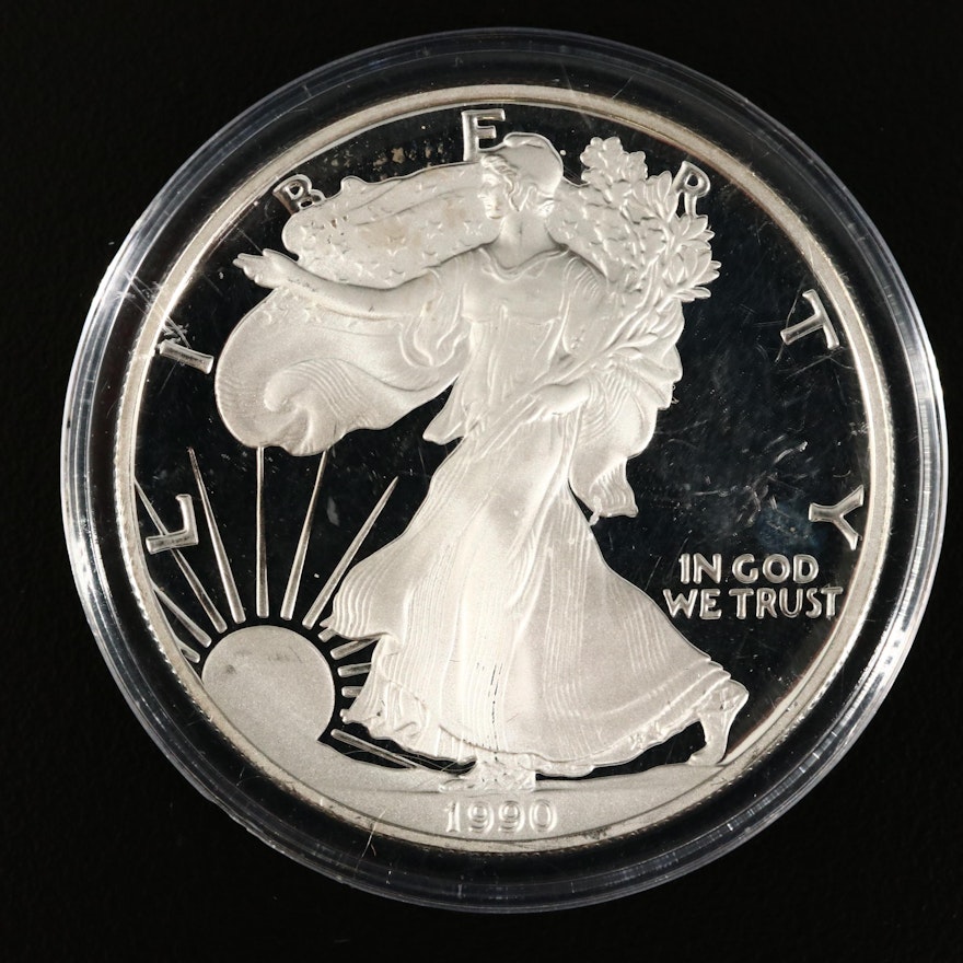 1990-S American Silver Eagle Proof Bullion Coin