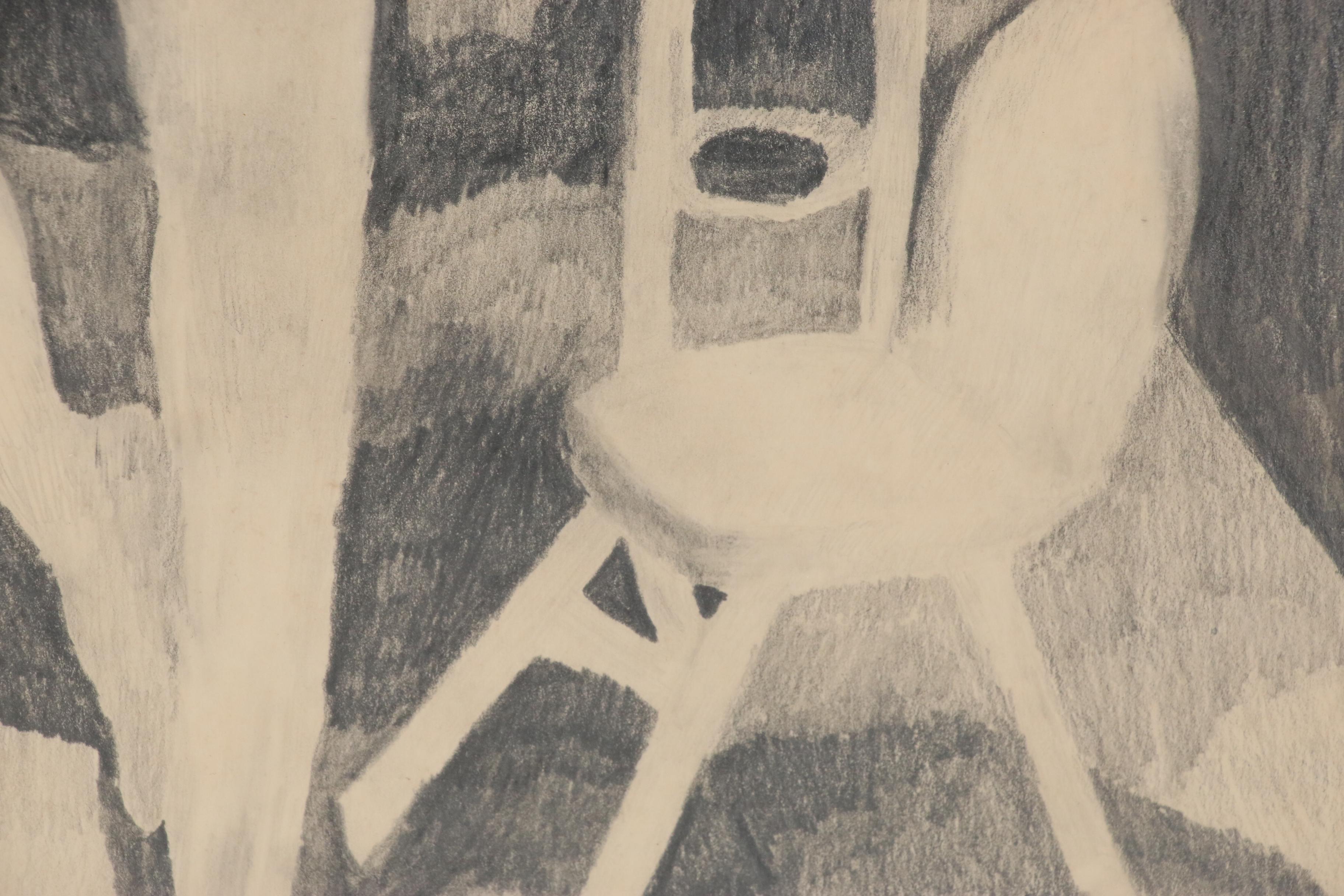 Lynne Meyers Gordon Graphite Drawing "Nude Figures"