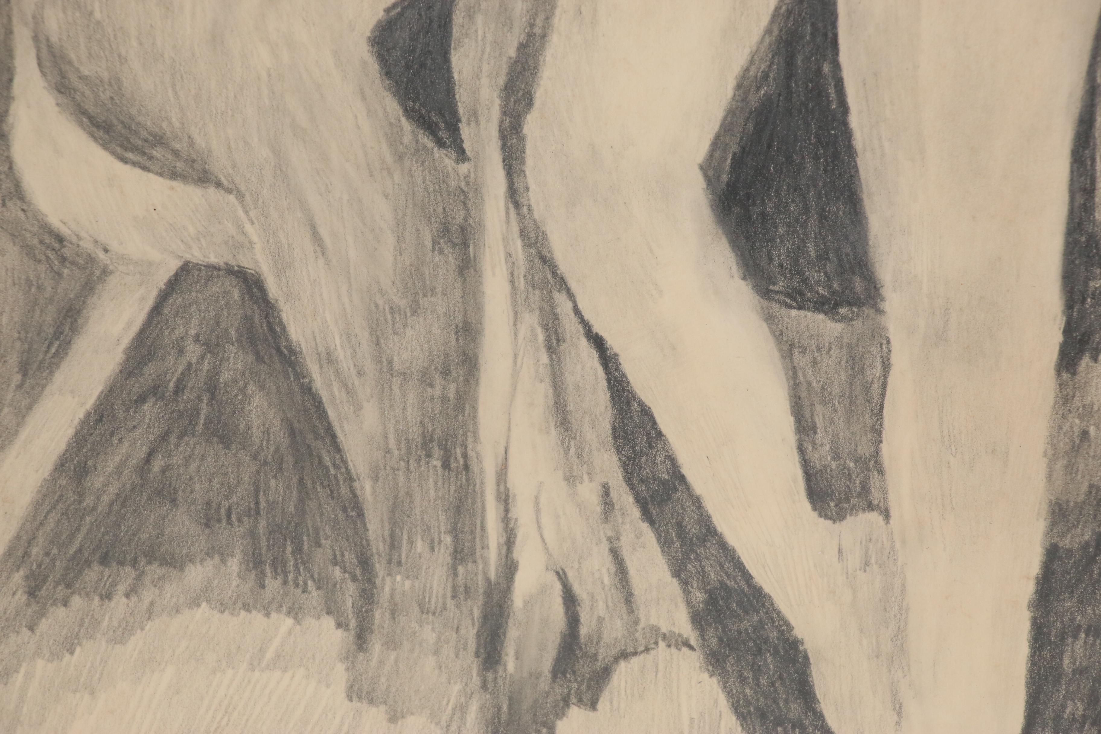 Lynne Meyers Gordon Graphite Drawing "Nude Figures"