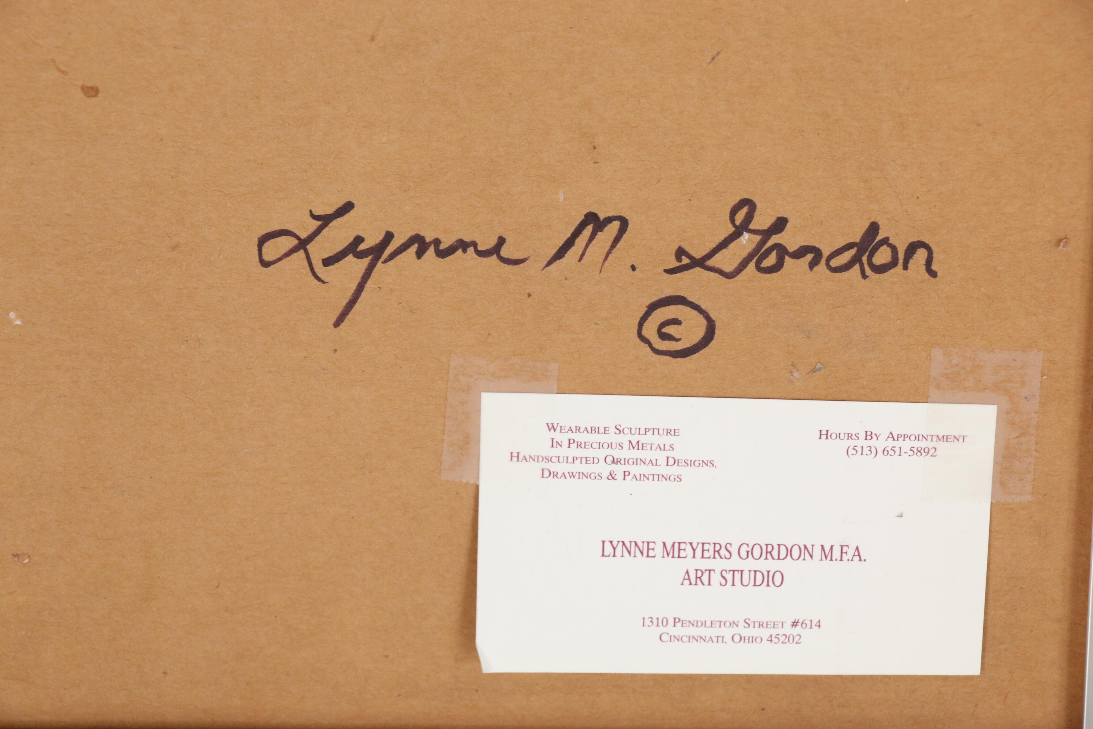 Lynne Meyers Gordon Graphite Drawing "Nude Figures"