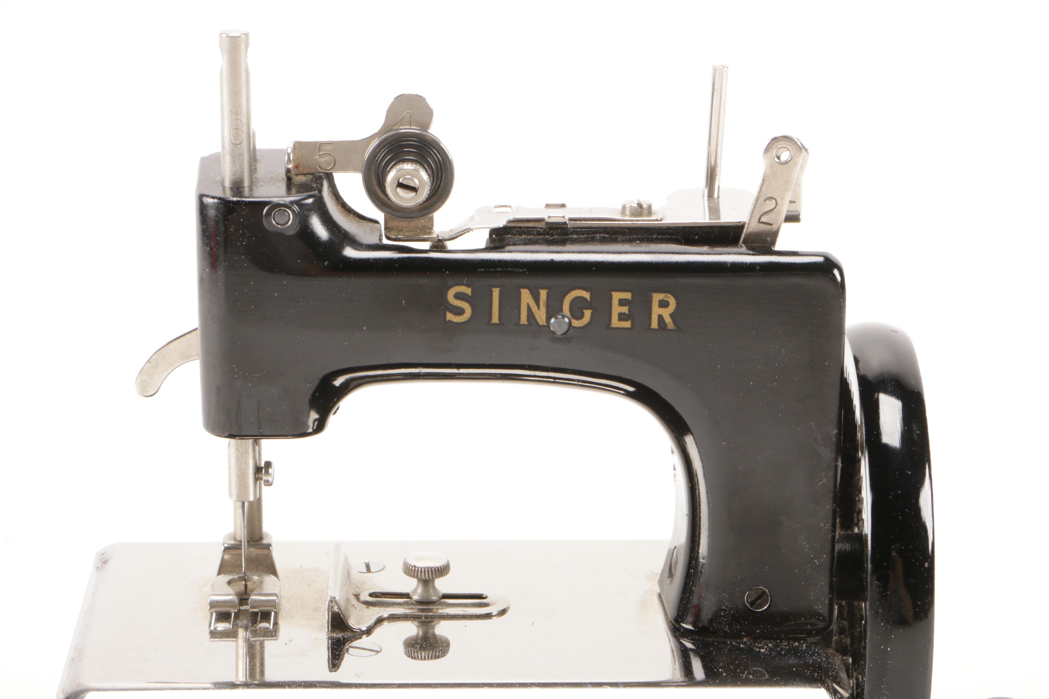 Singer Miniature Hand Crank Sewing Machine