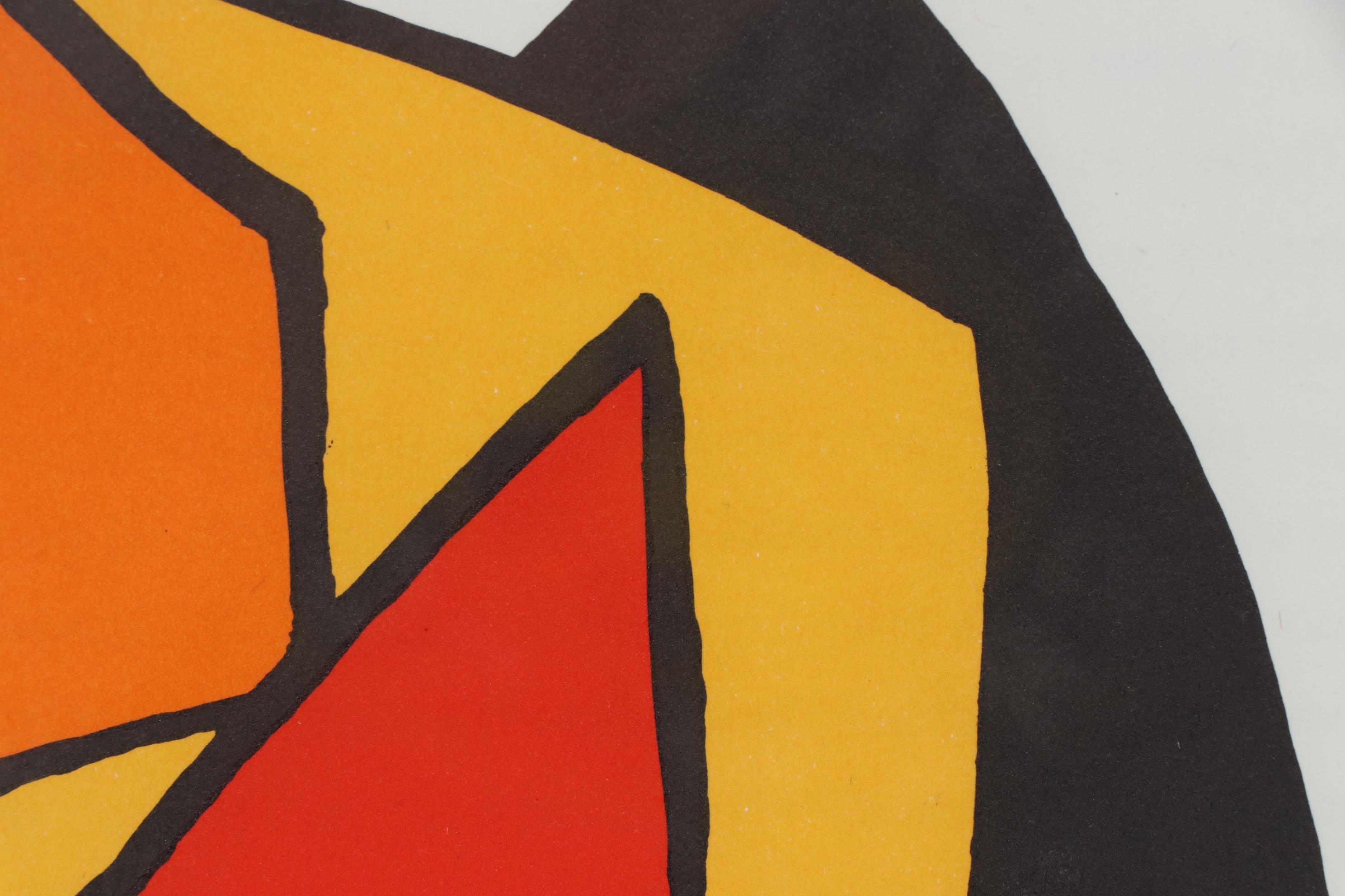 Alexander Calder Color Lithograph for "Derrière le Miroir", 1963