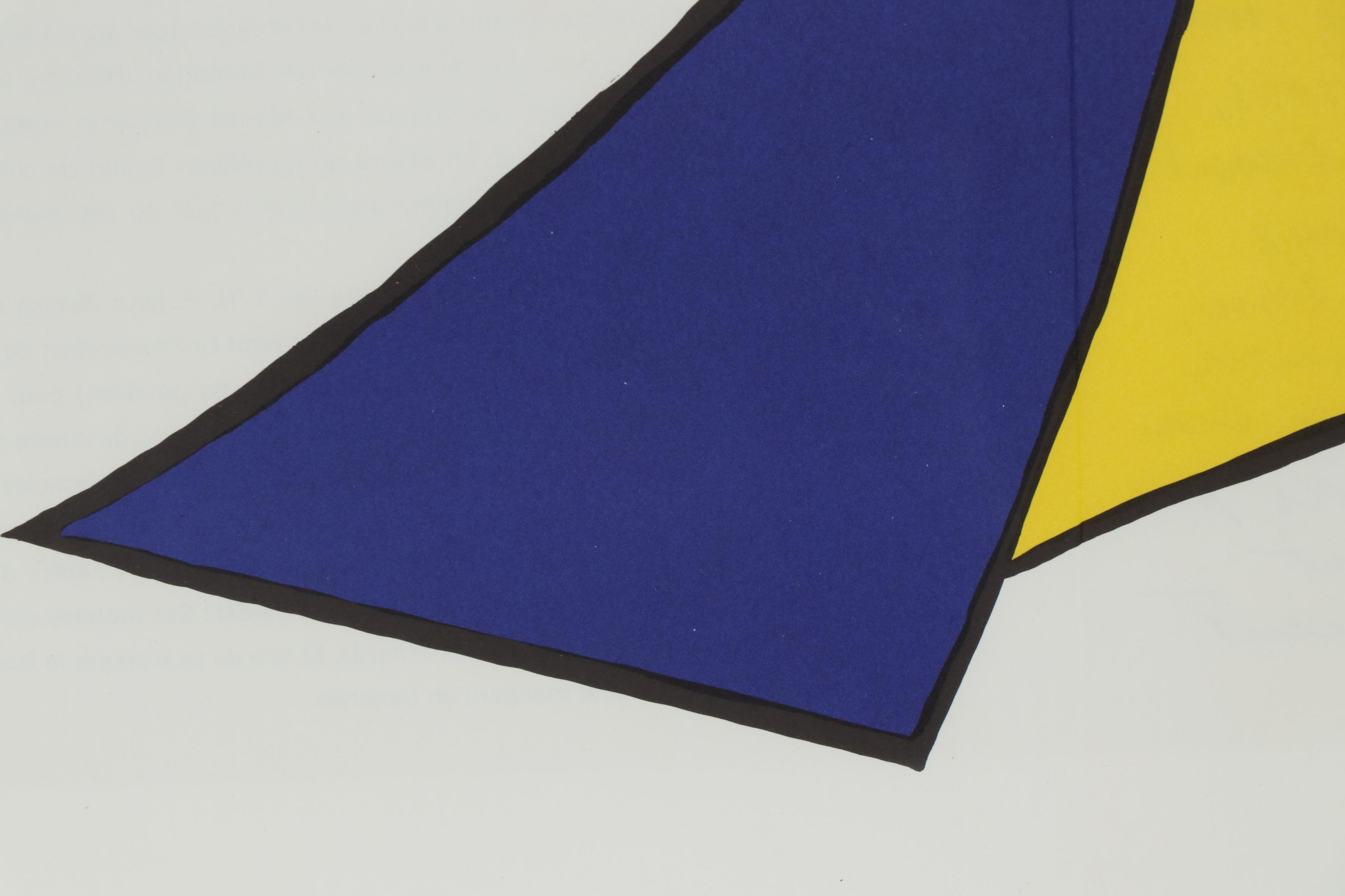 Alexander Calder Double-Page Color Lithograph for "Derrière le Miroir", 1963