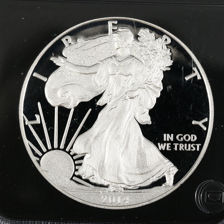 2014-W American Silver Eagle Proof Bullion Coin