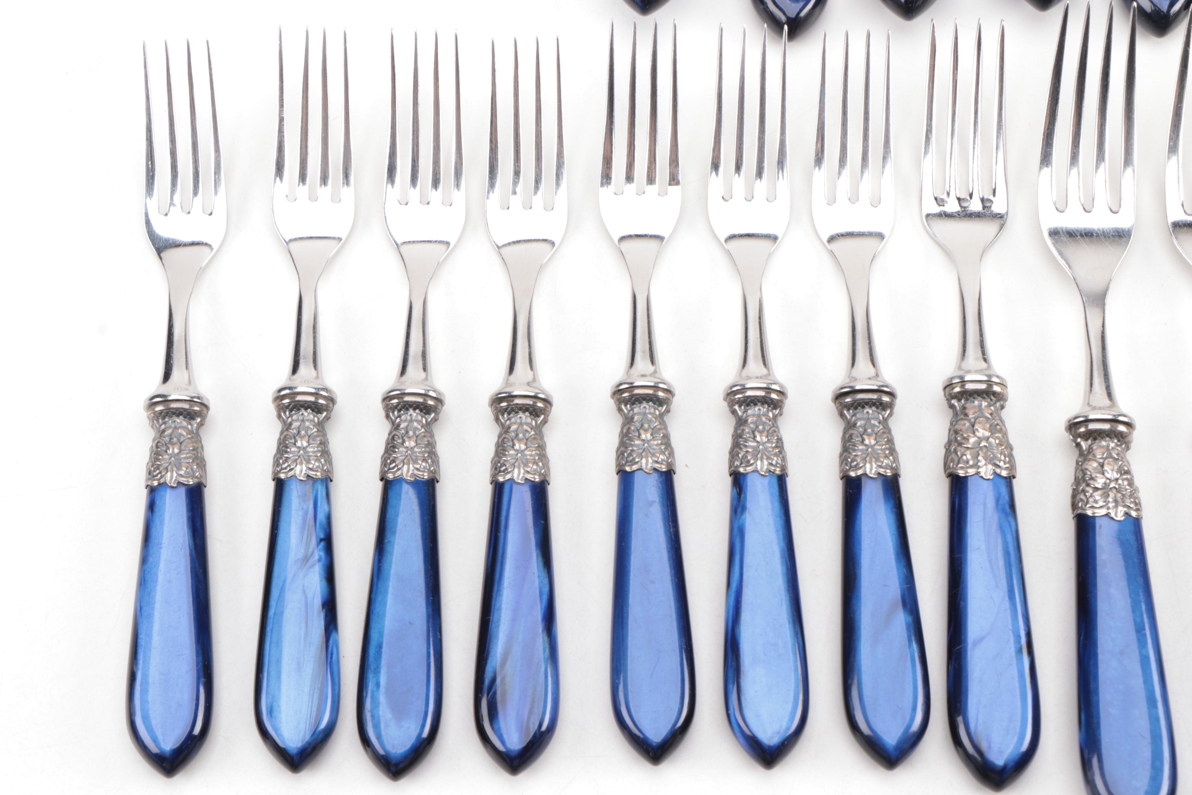 Laure Japy "Seychilles" Acrylic and Stainless Steel Flatware
