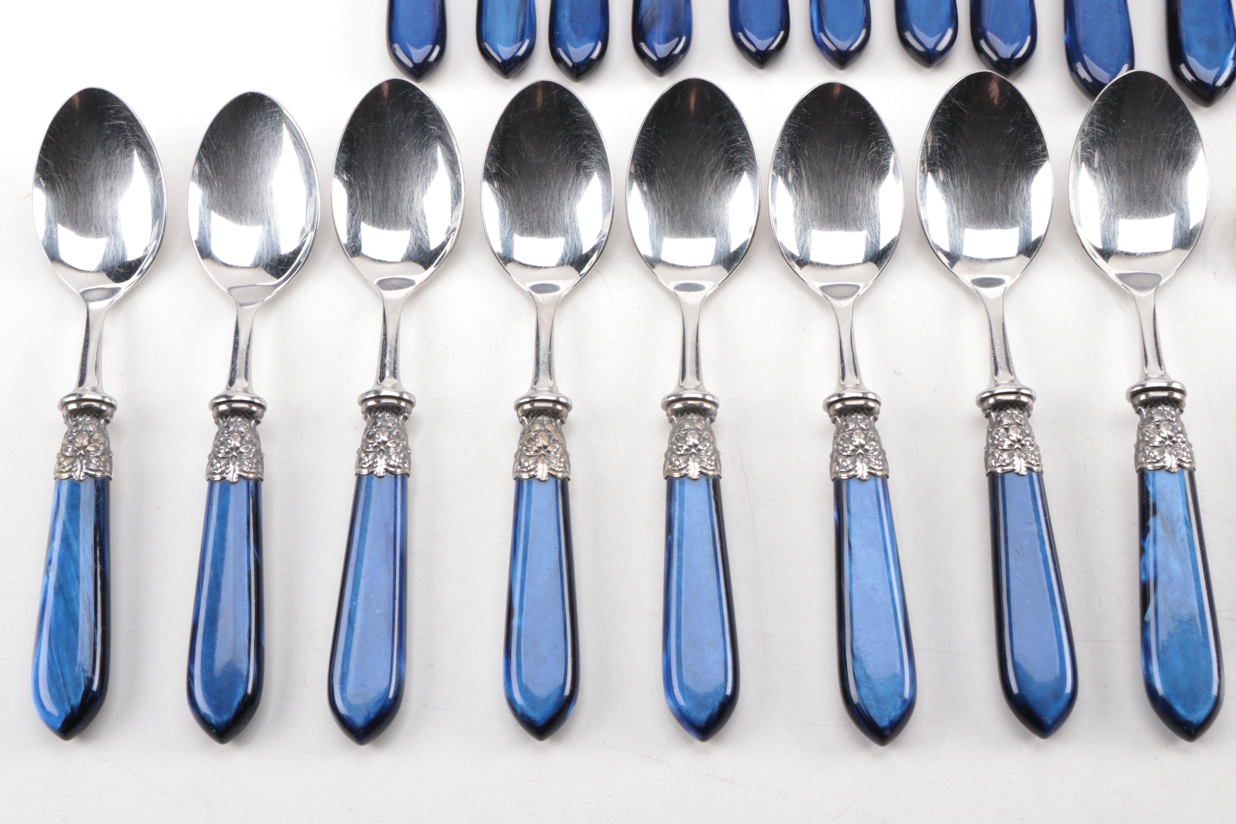 Laure Japy "Seychilles" Acrylic and Stainless Steel Flatware