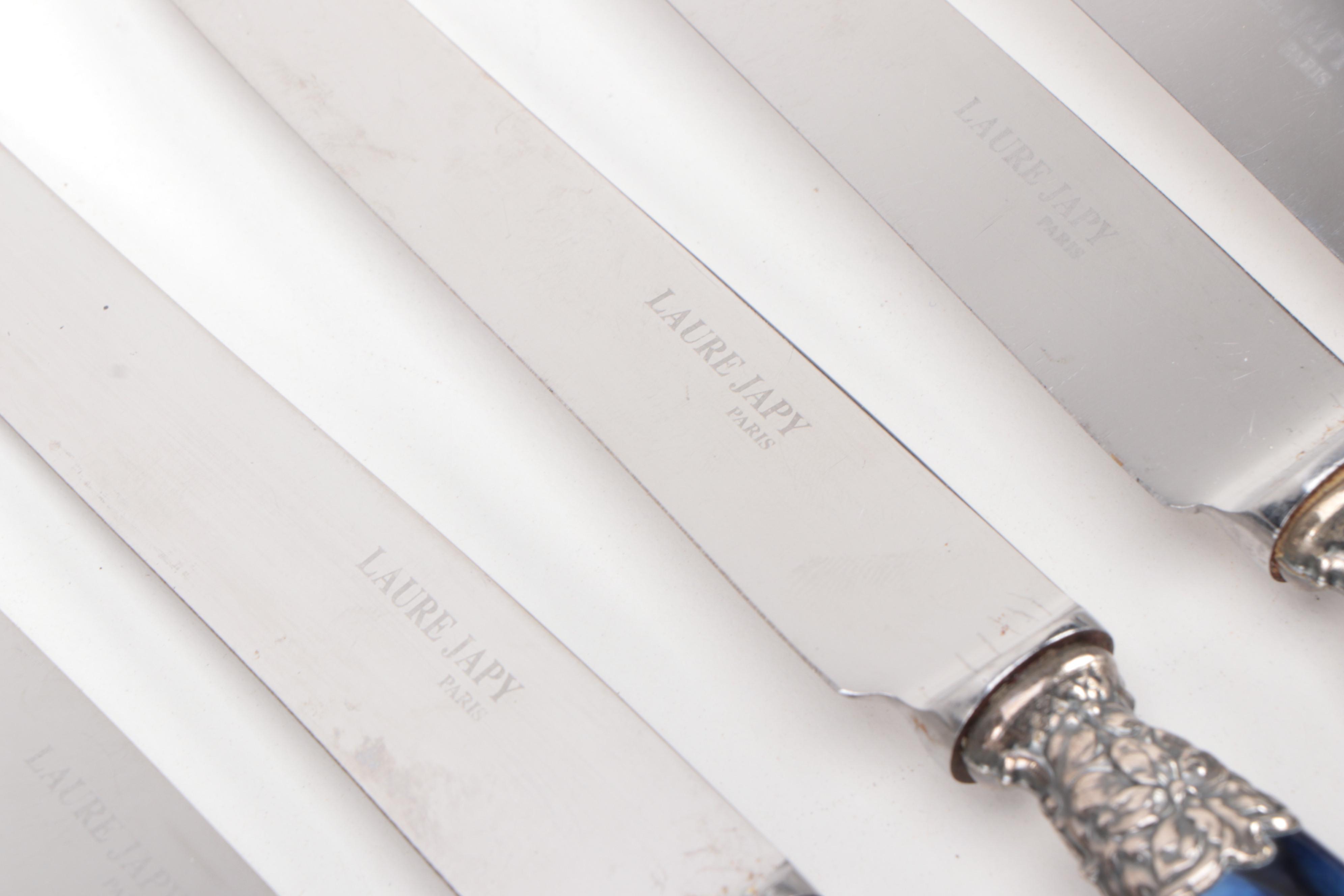 Laure Japy "Seychilles" Acrylic and Stainless Steel Flatware