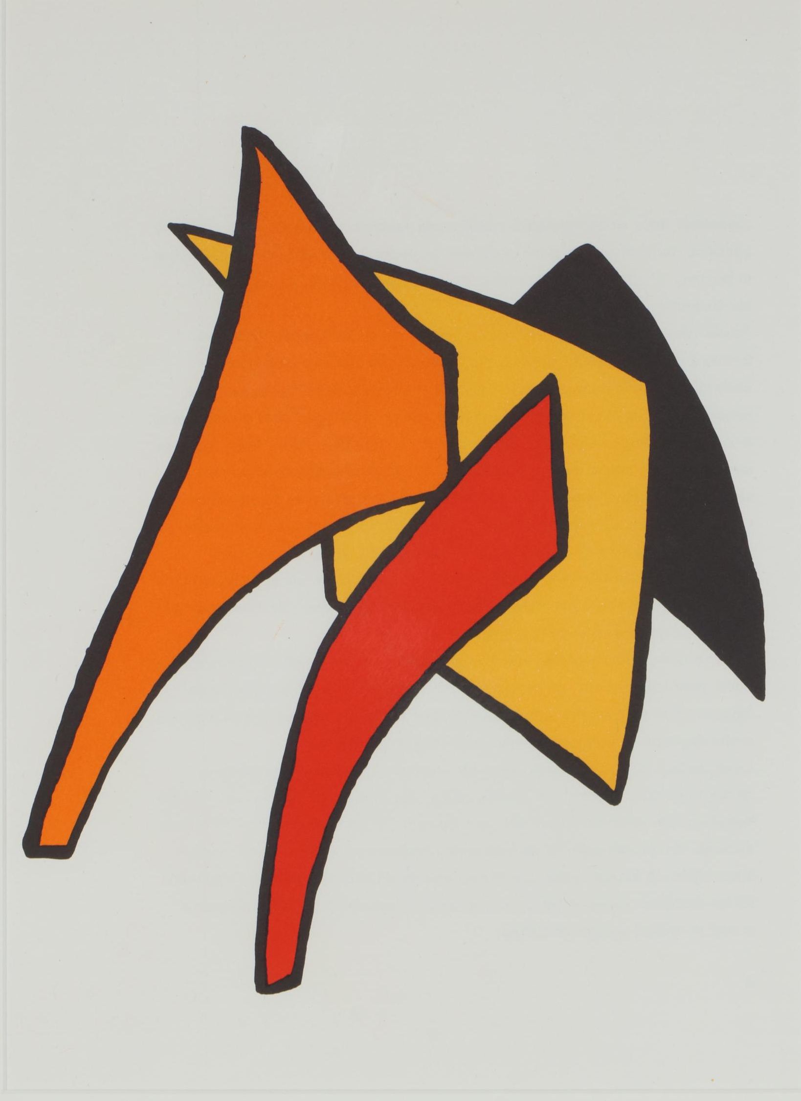 Alexander Calder Color Lithograph for "Derrière le Miroir", 1963