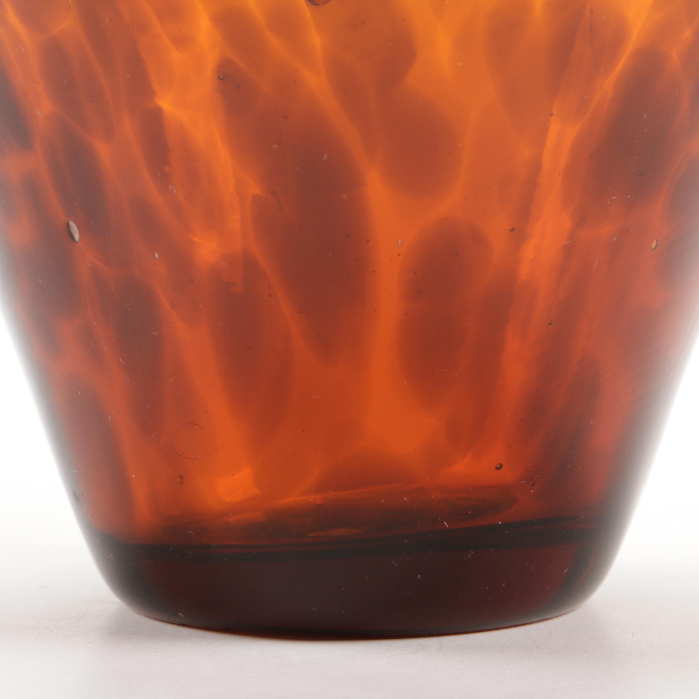 Tortoiseshell Glass Perfume Bottle