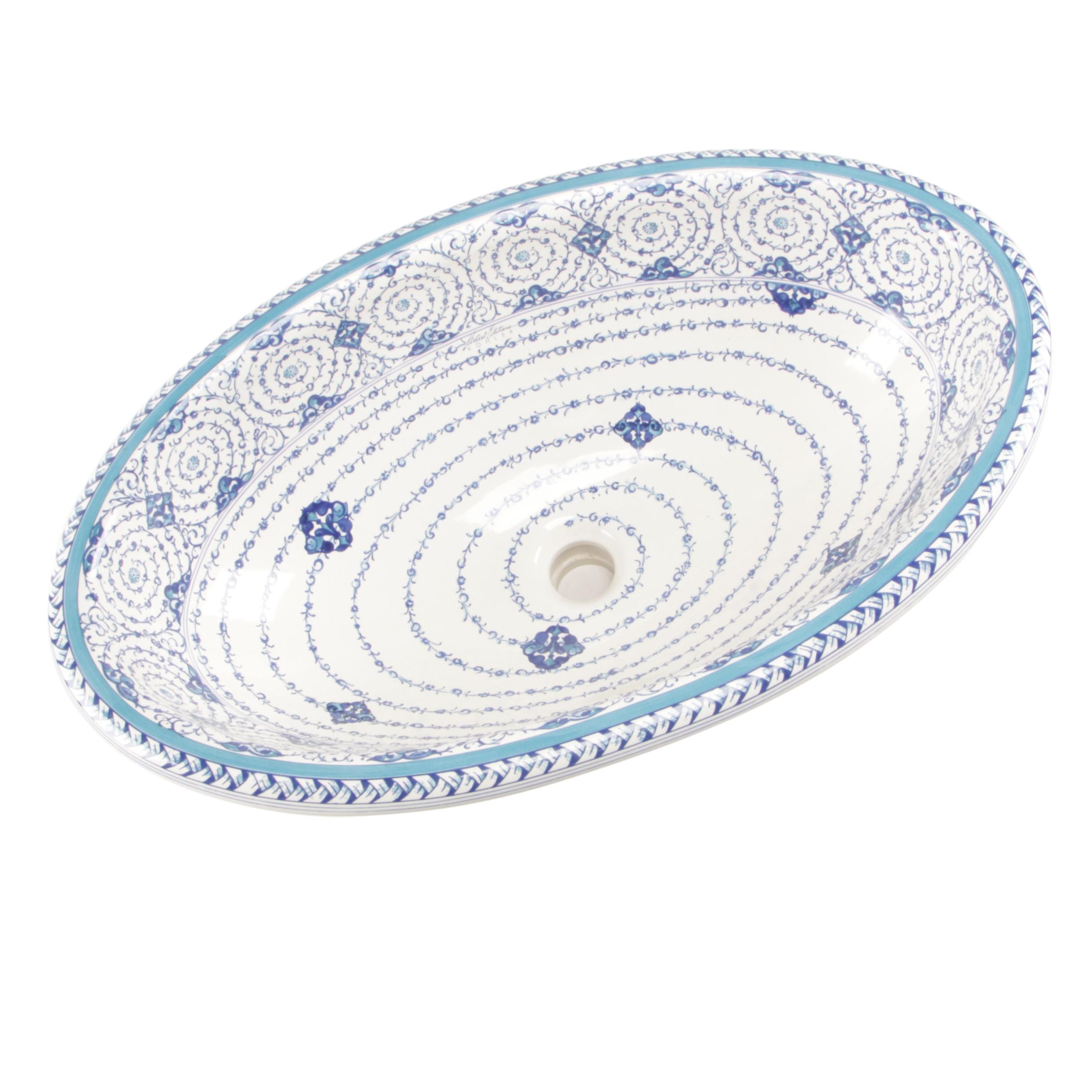 Kohler "Ankara" Artist Edition, Self-Rimming Oval Lavatory