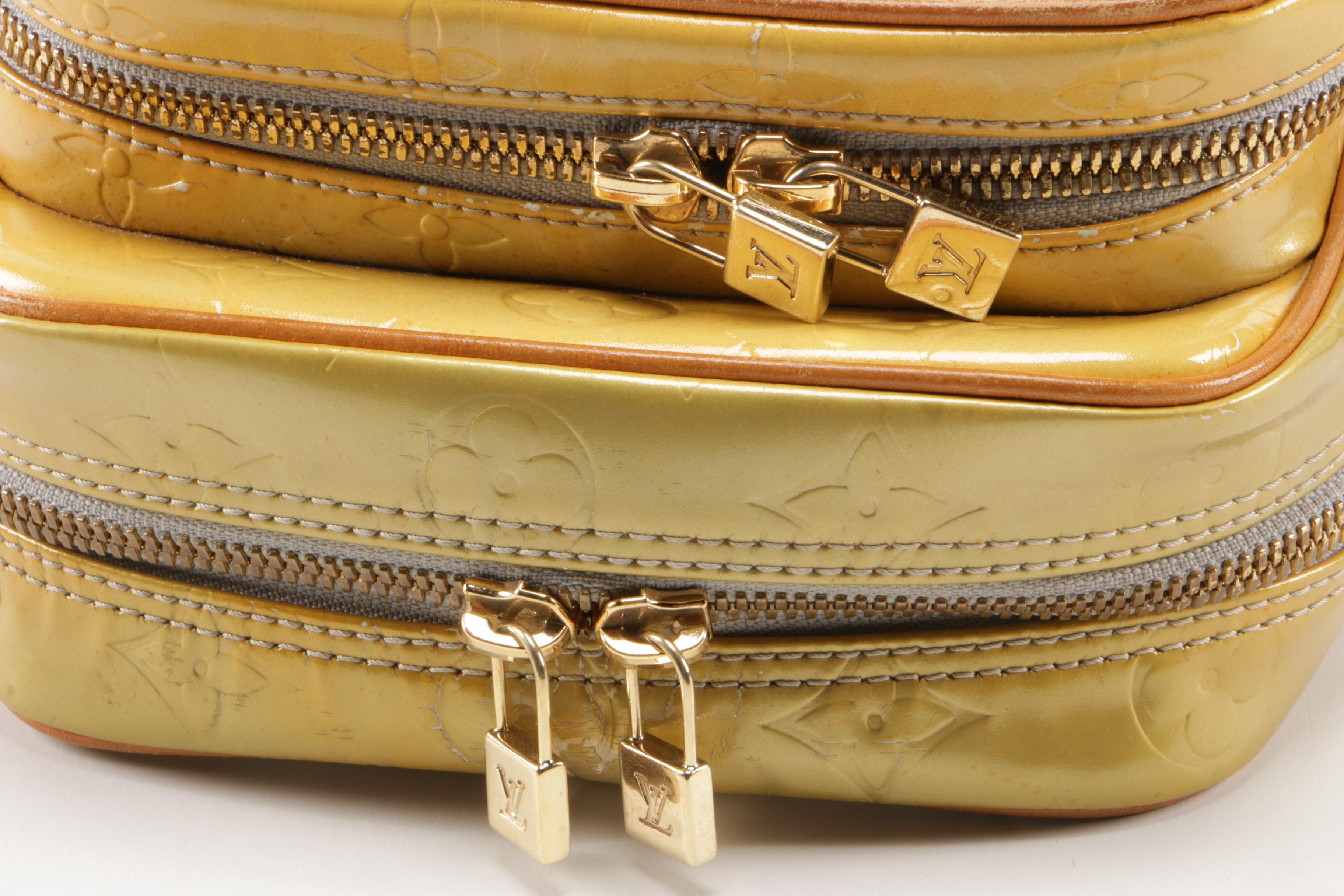 Louis Vuitton Wooster Crossbody Bag in Monogram Vernis and Vachetta Leather