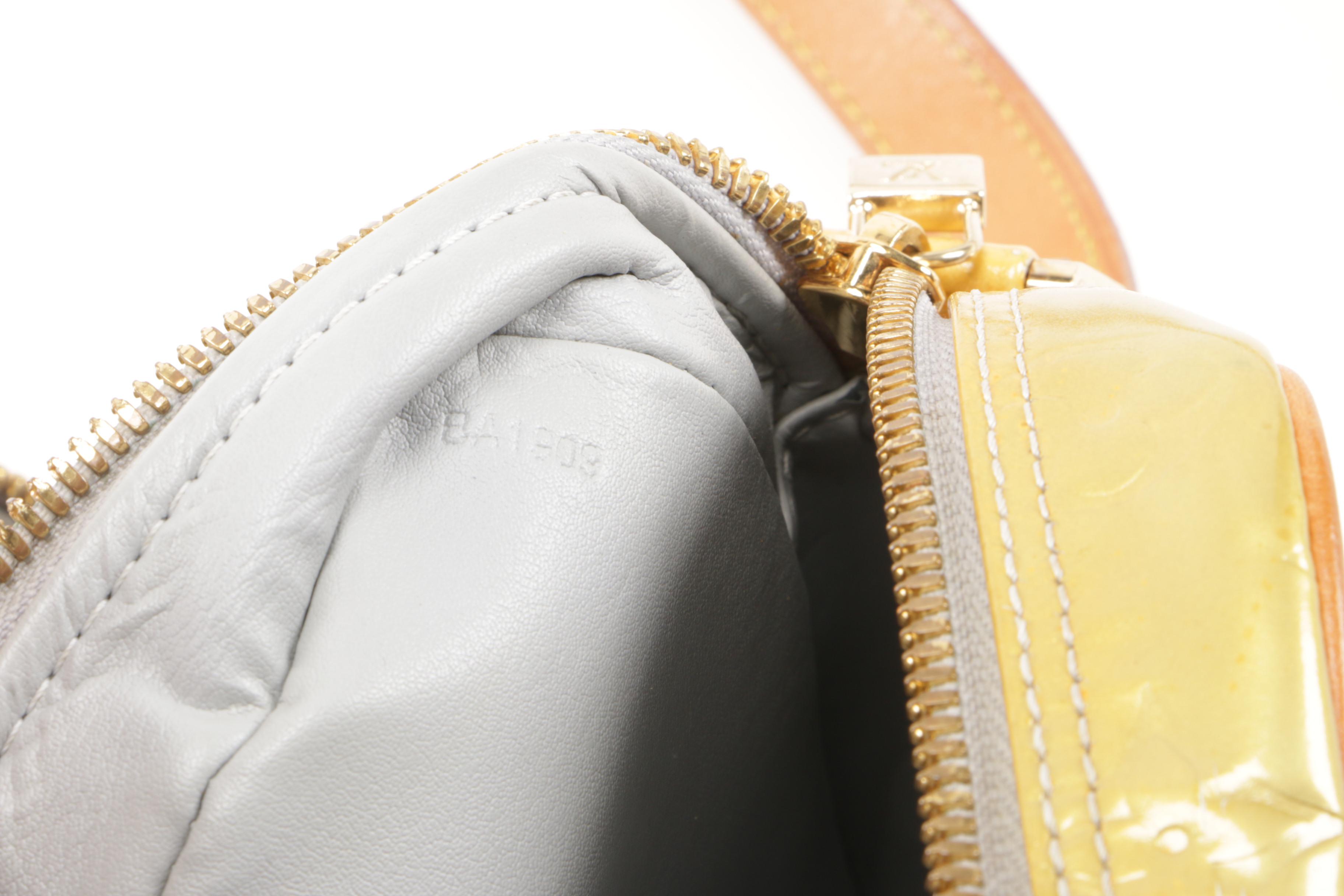 Louis Vuitton Wooster Crossbody Bag in Monogram Vernis and Vachetta Leather