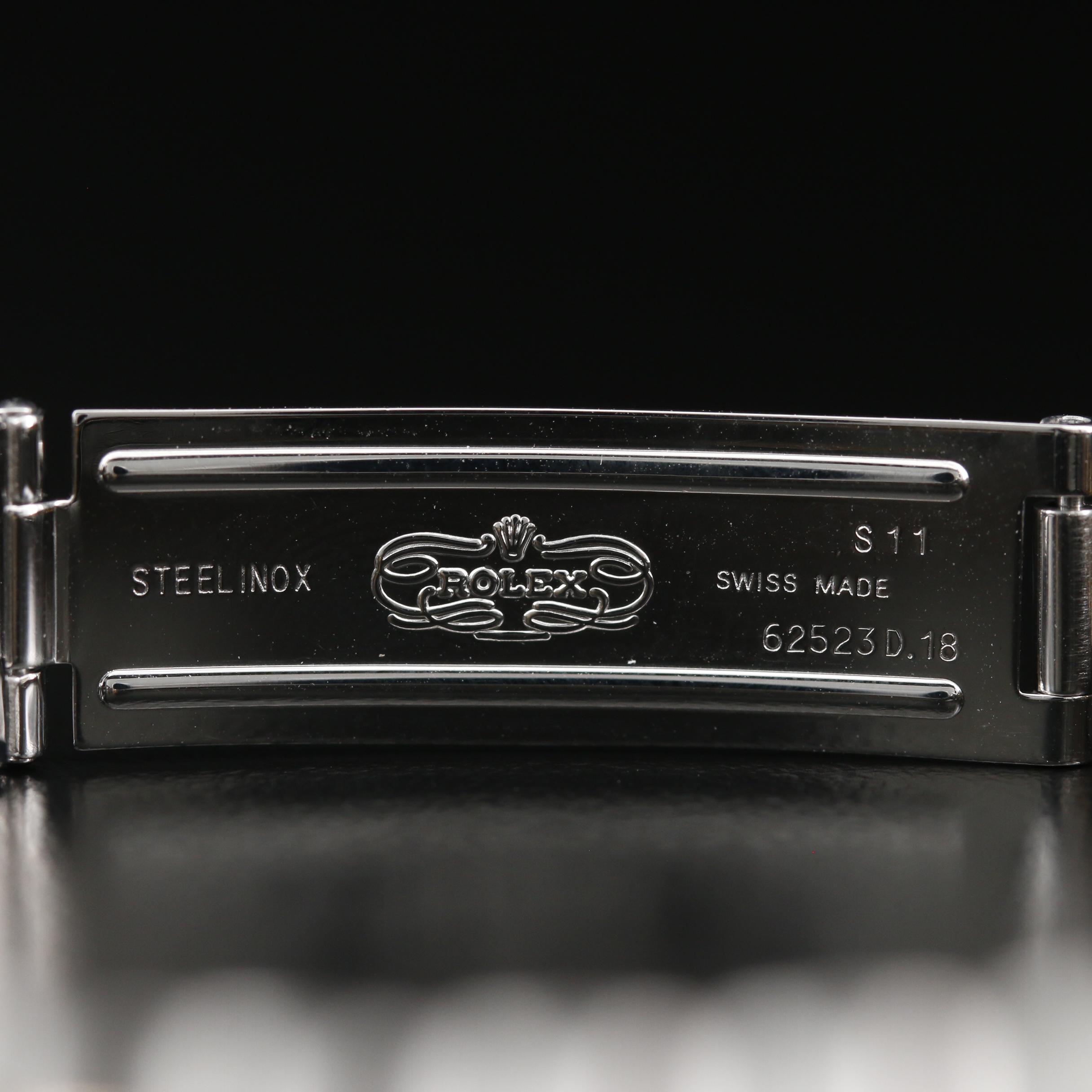 1993 Rolex Datejust 14K, 18K and Stainless Steel Diamond Bezel Watch