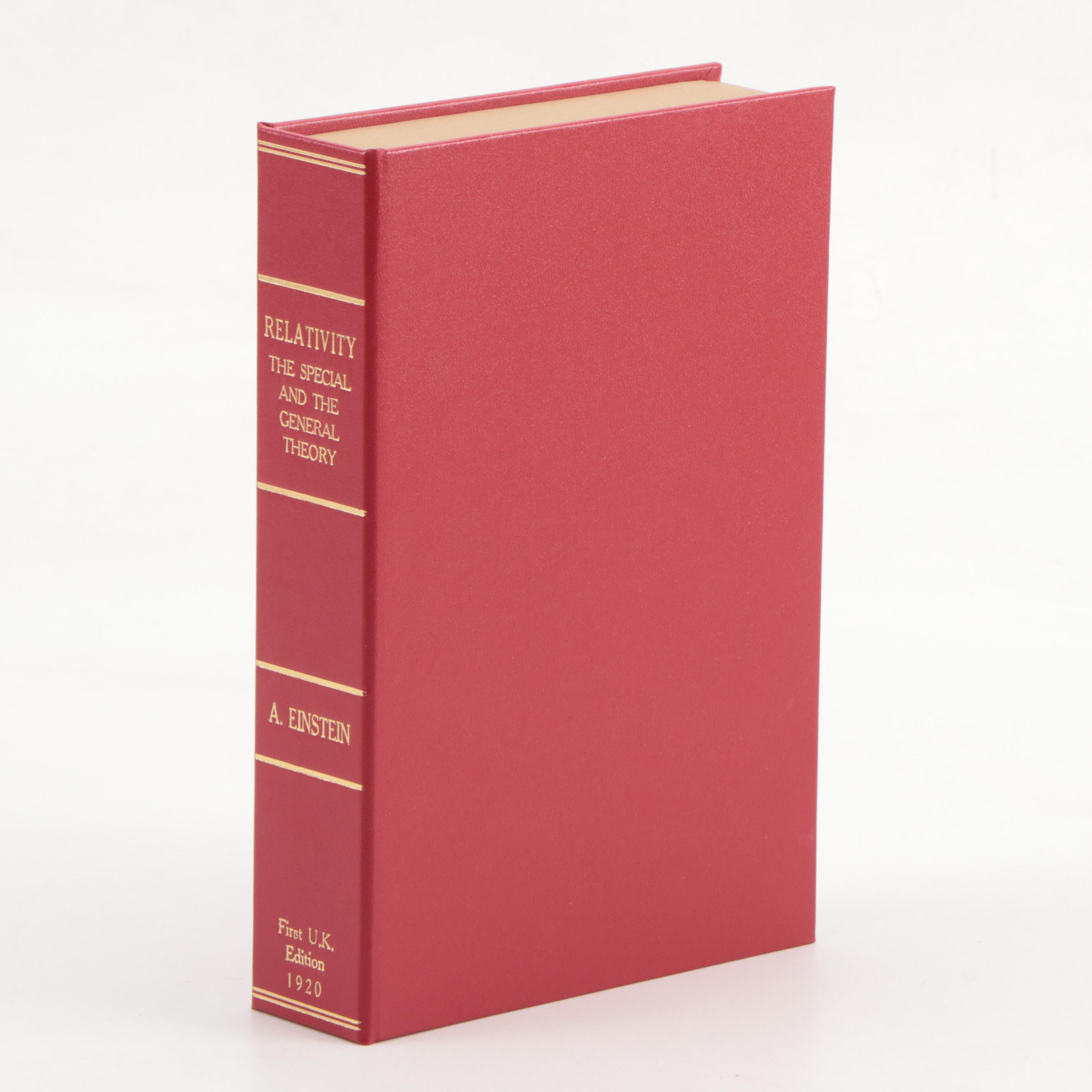 First Edition, First Printing "Relativity" by Einstein with Custom Clamshell Box