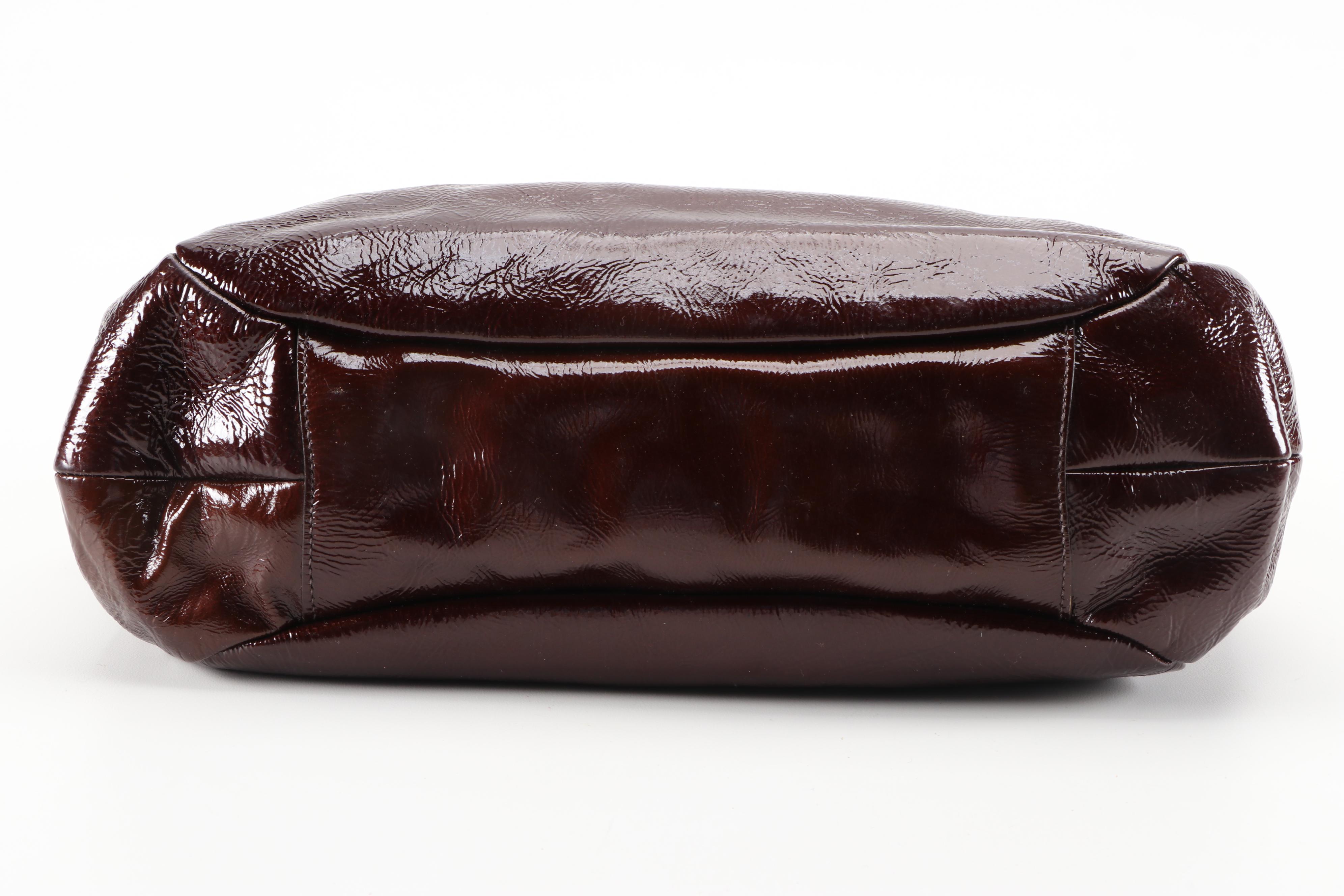 Prada Shoulder Bag in Blond Mordore Vernice Sfumata Ombré Patent Leather