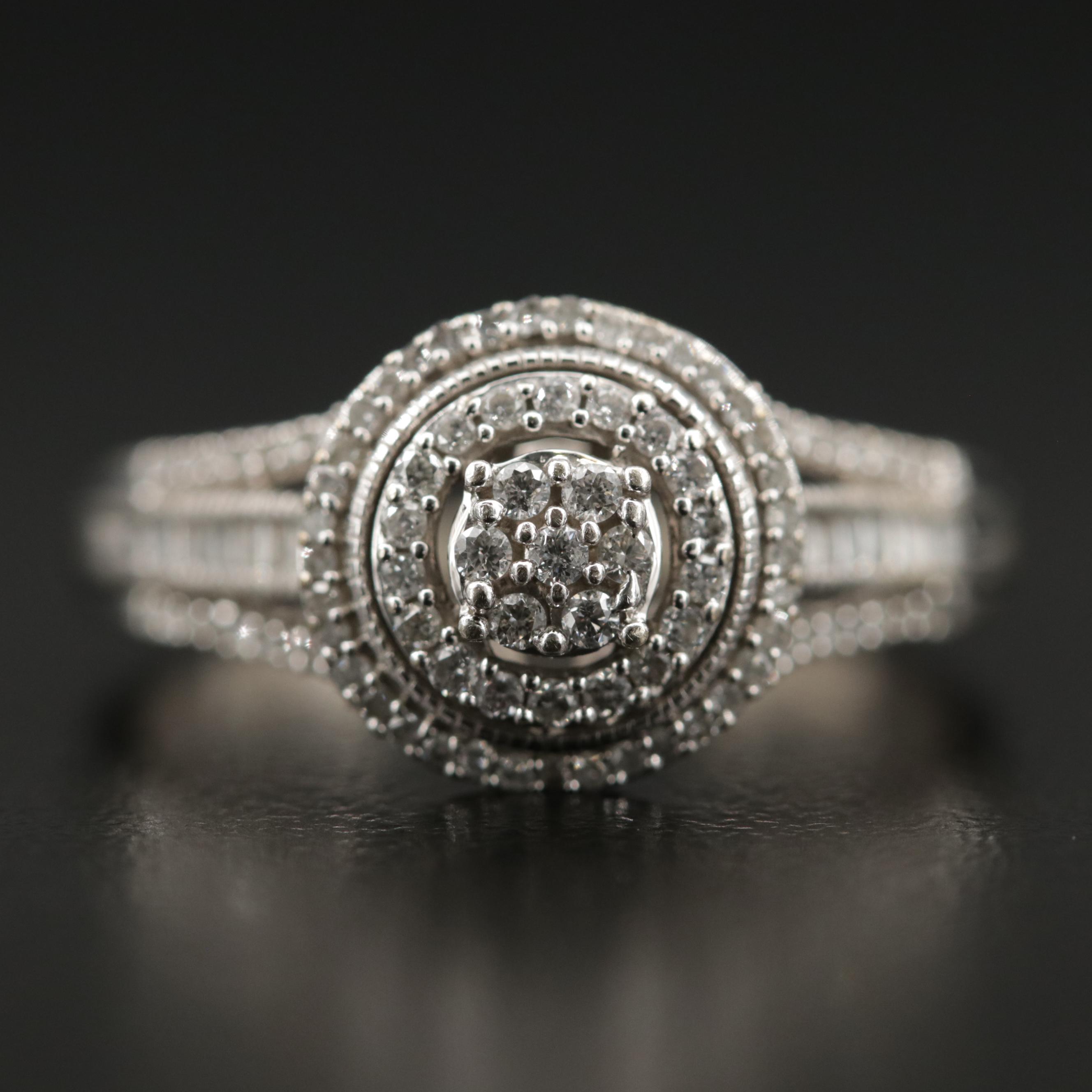 10K Gold Diamond Ring