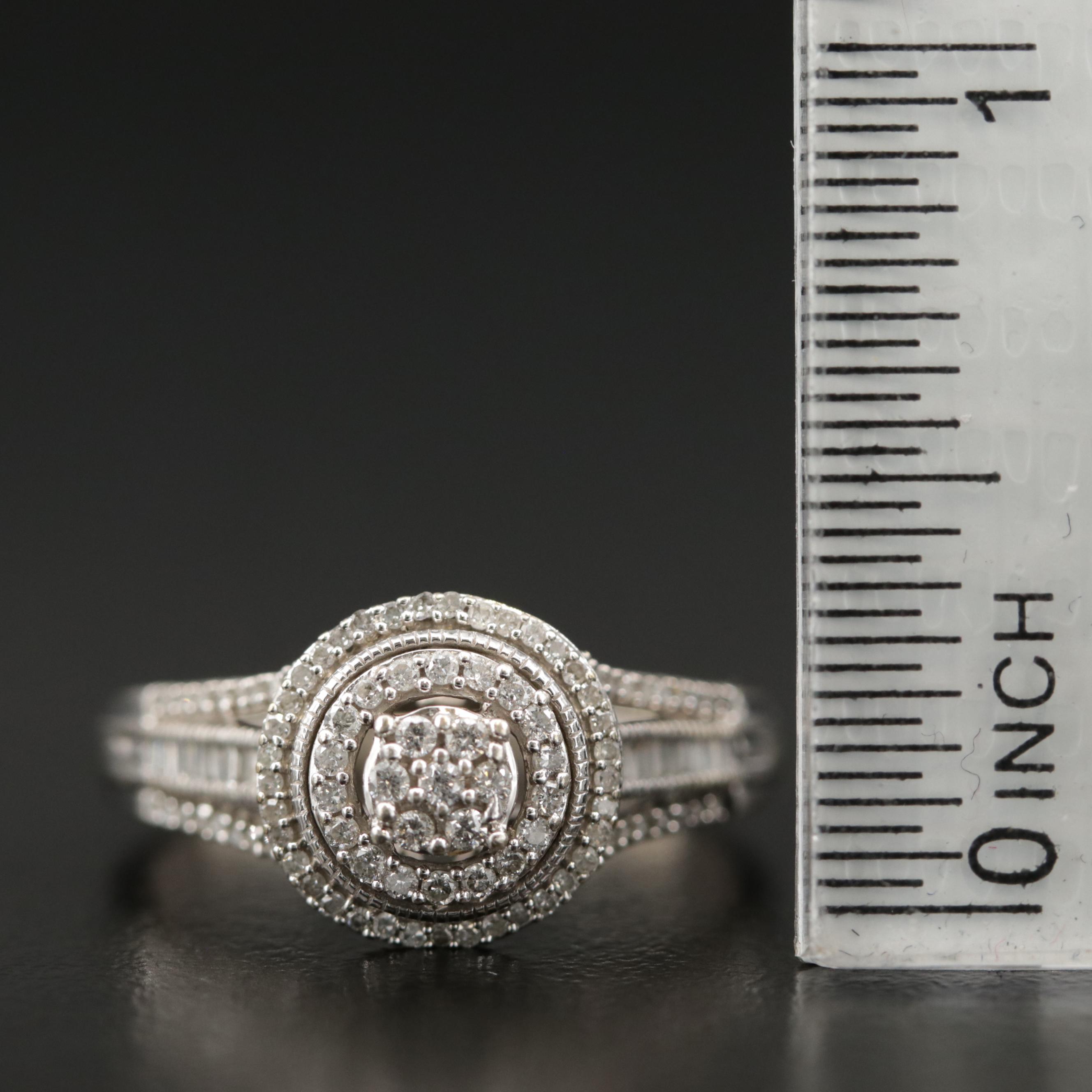 10K Gold Diamond Ring
