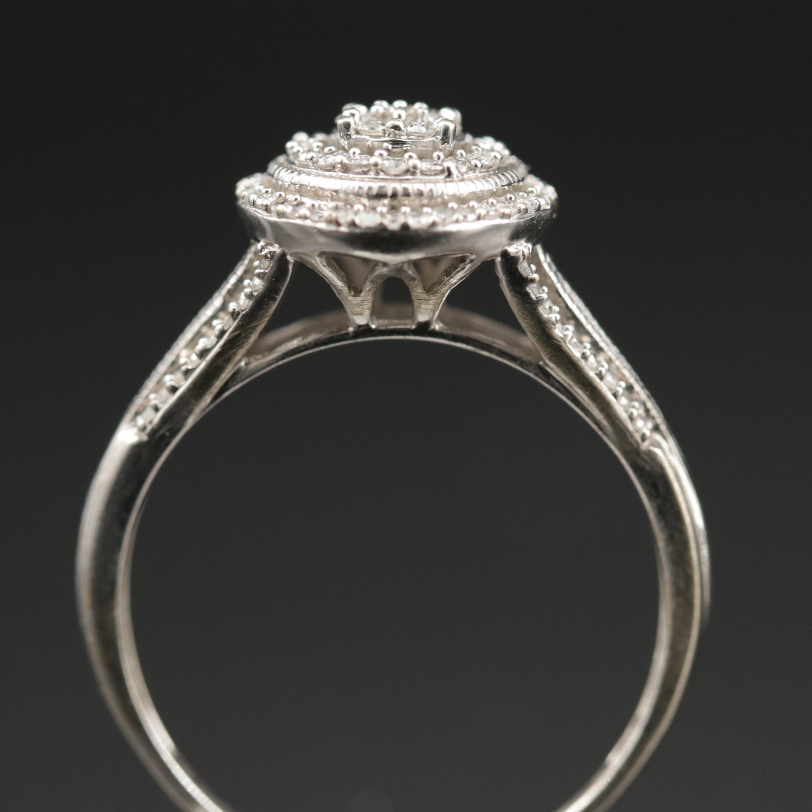 10K Gold Diamond Ring