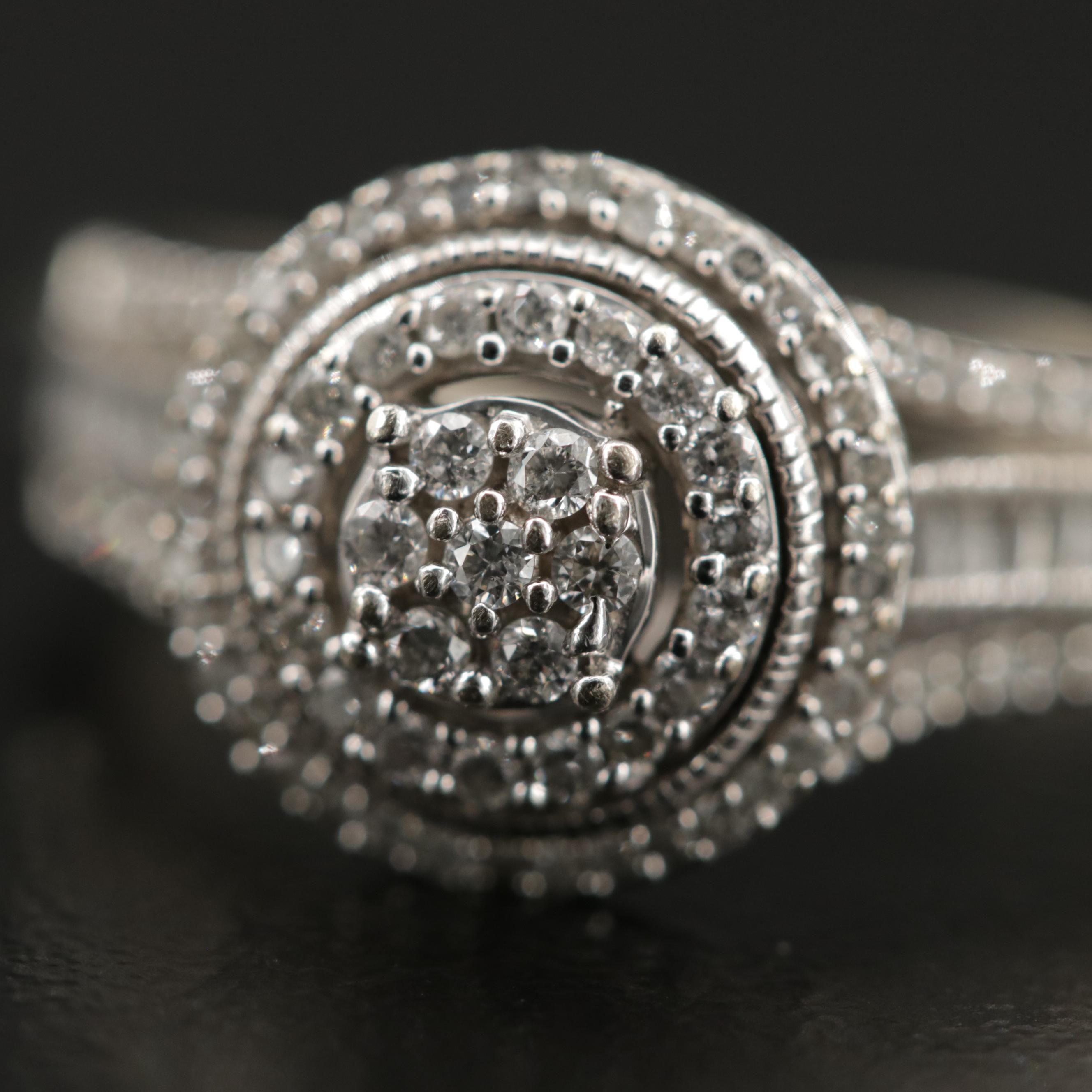 10K Gold Diamond Ring