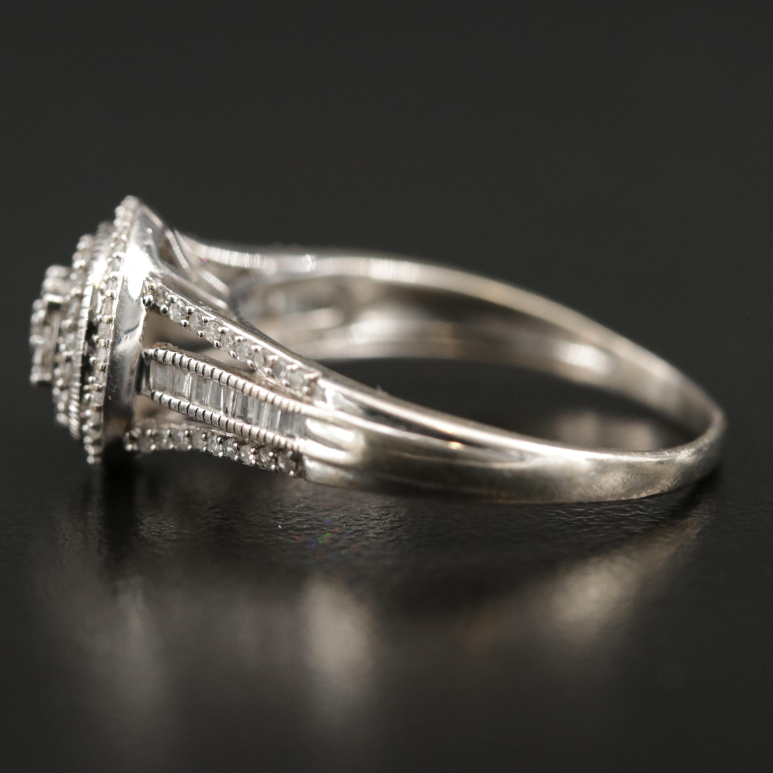 10K Gold Diamond Ring