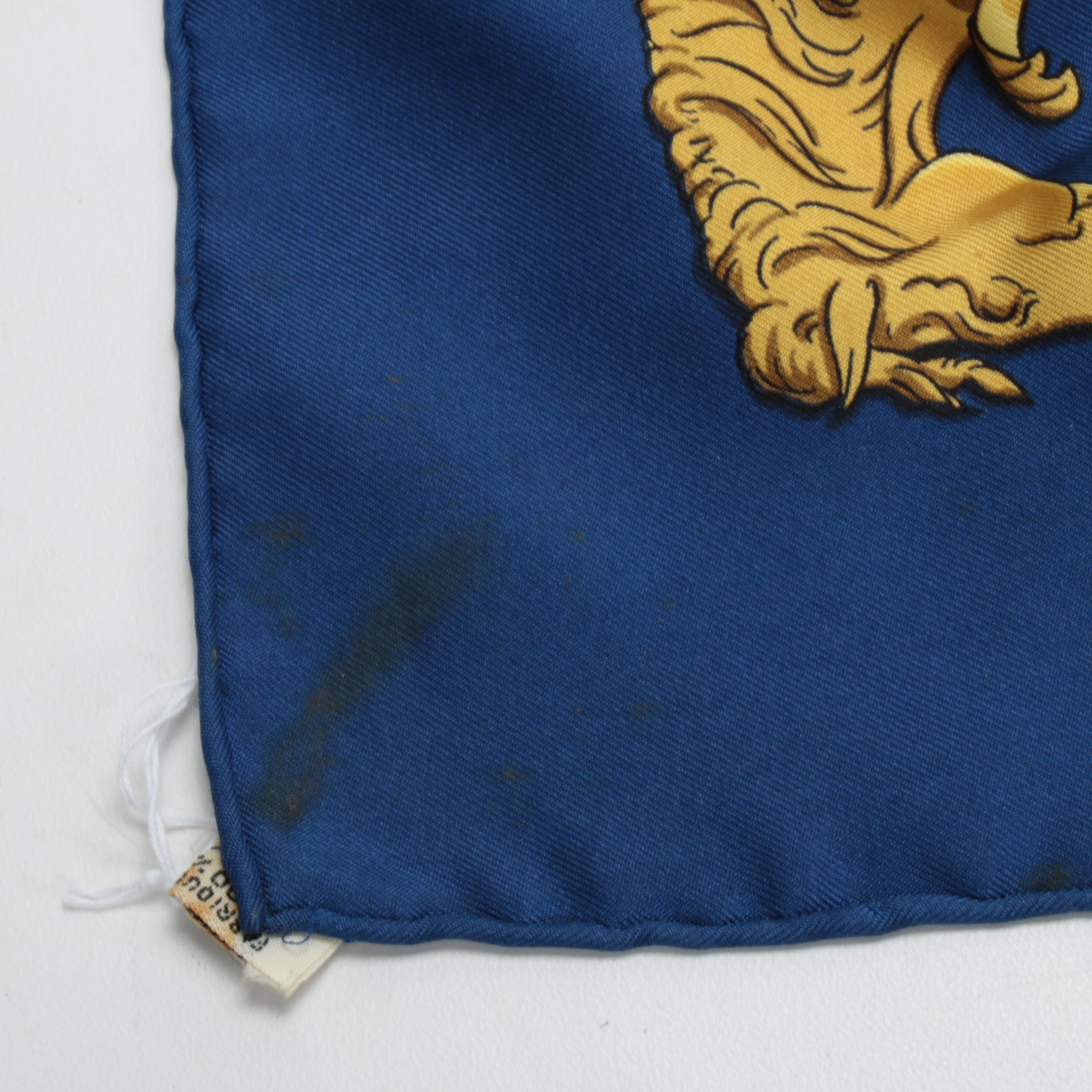 Hermès "La Promenade de Longchamps" Silk Scarf, Vintage