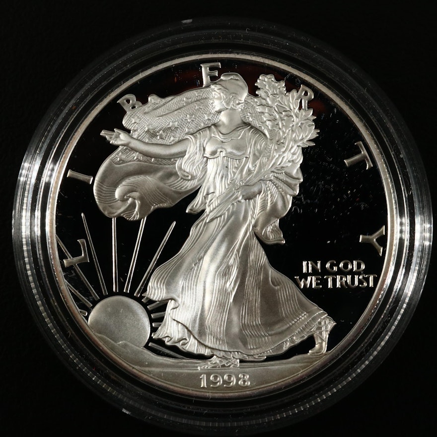 1998-P American Silver Eagle Proof Bullion Coin