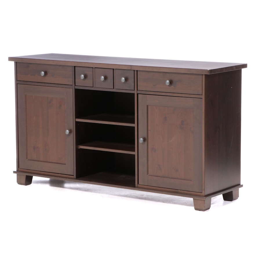 Contemporary Wood Sideboard Cabinet