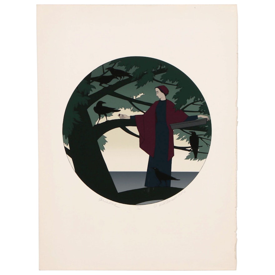 Will Barnet Serigraph "Ariadne", 1980