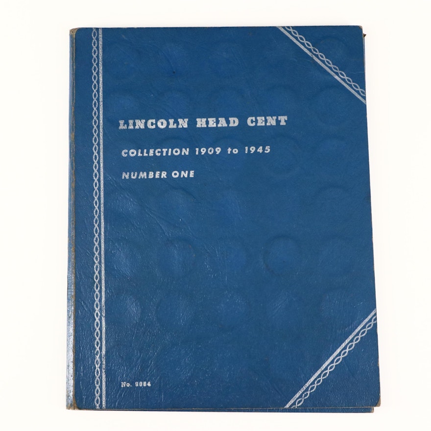 Whitman Binder of Lincoln Wheat Cents, 1909 to 1945