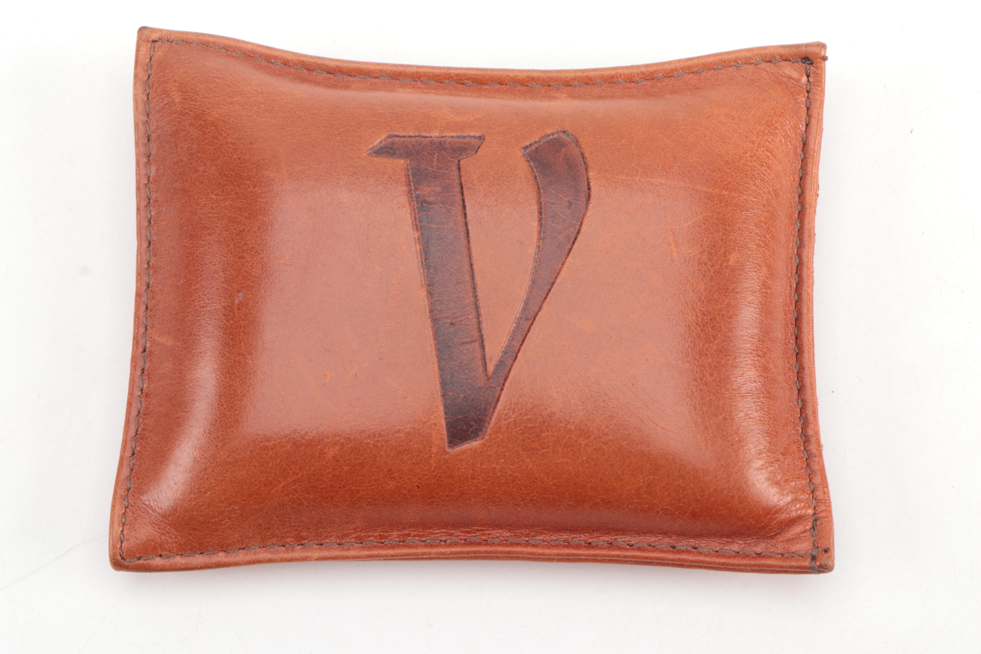 J.W. Cooper Wooden Boot Jack with "V" Leather Bean Bag Weight