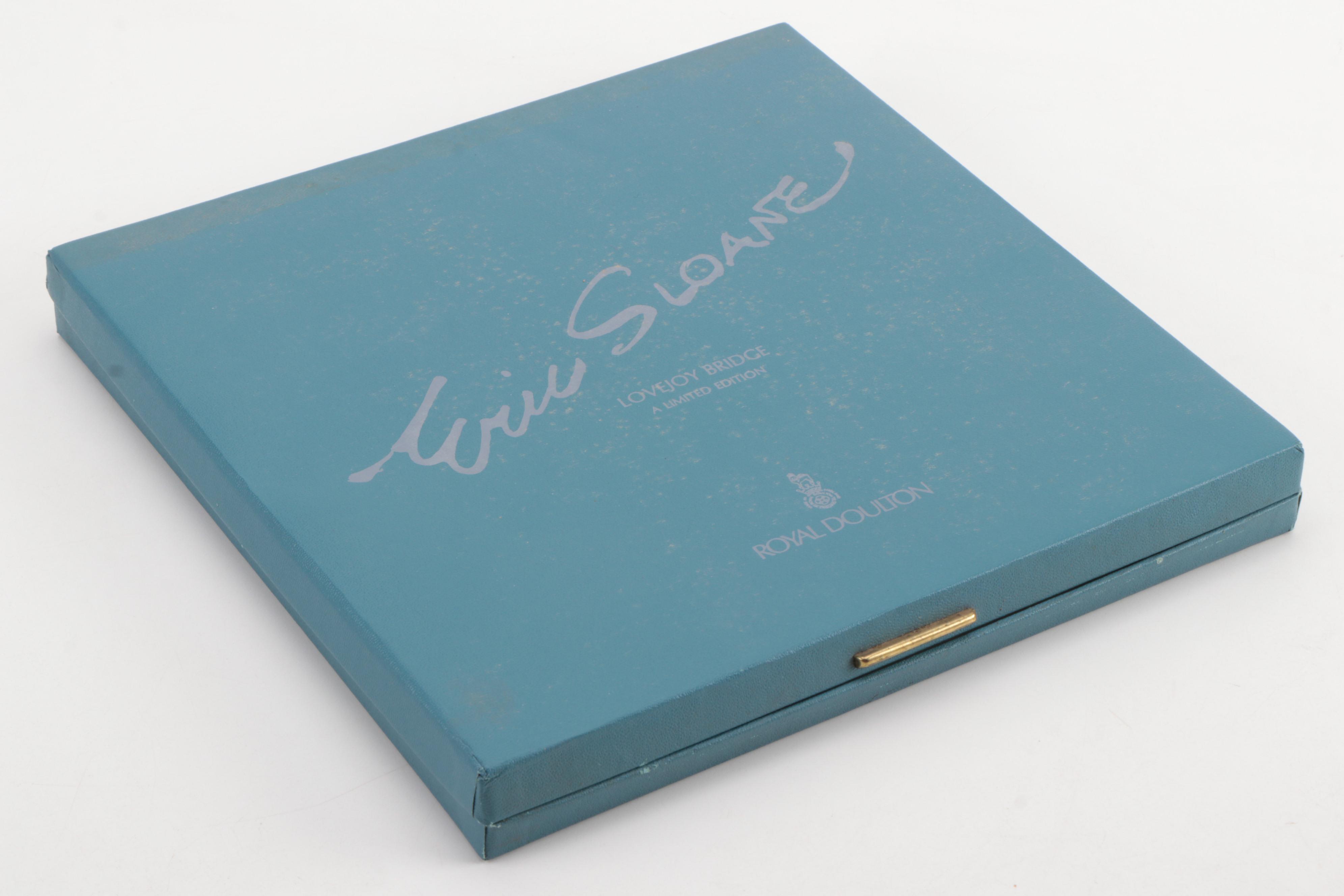 Royal Doulton Eric Sloane Collector Plates Including "Lovejoy Bridge," 1977–1978