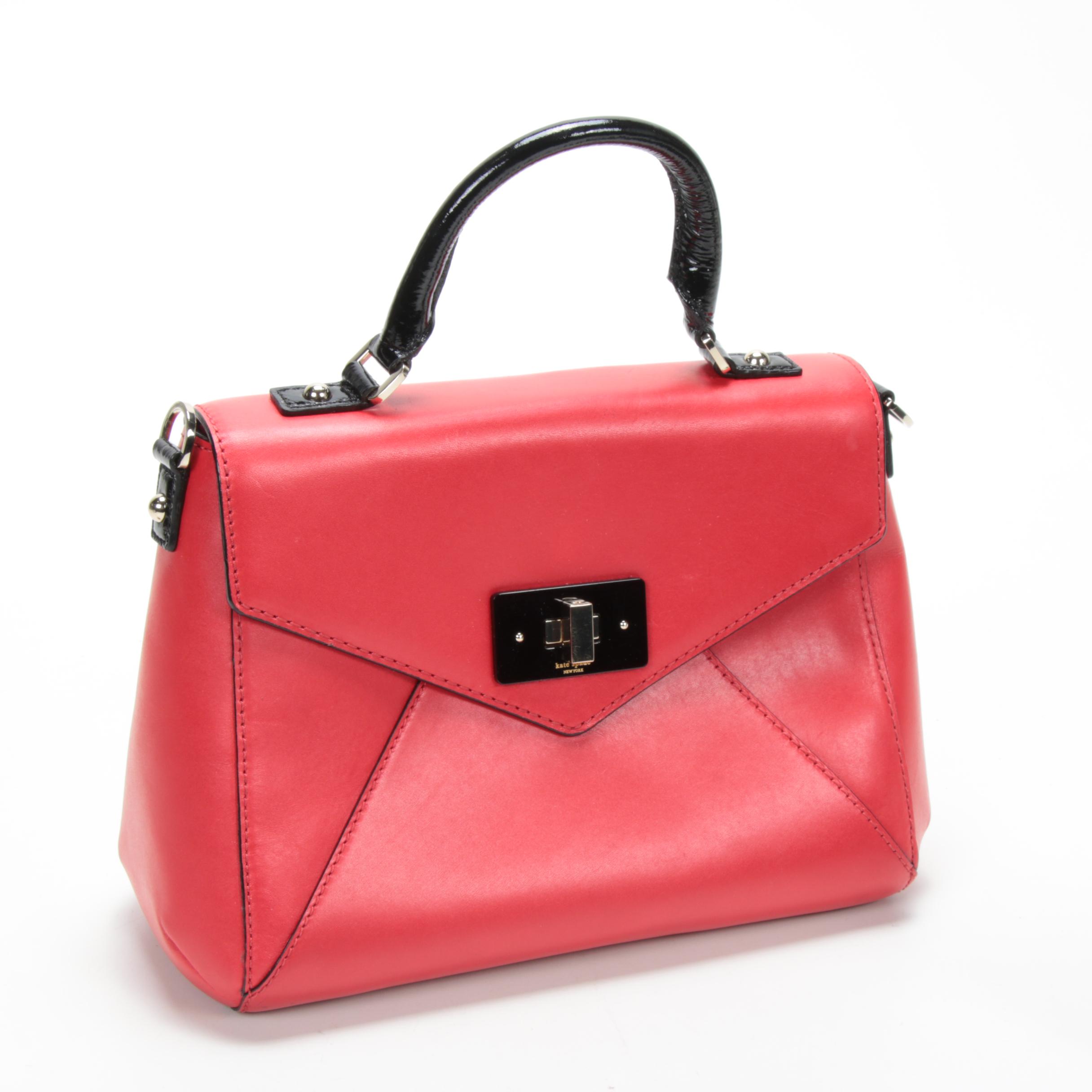 Kate Spade New York Top Handle Bag with Michael Kors Black Cosmetic Bag