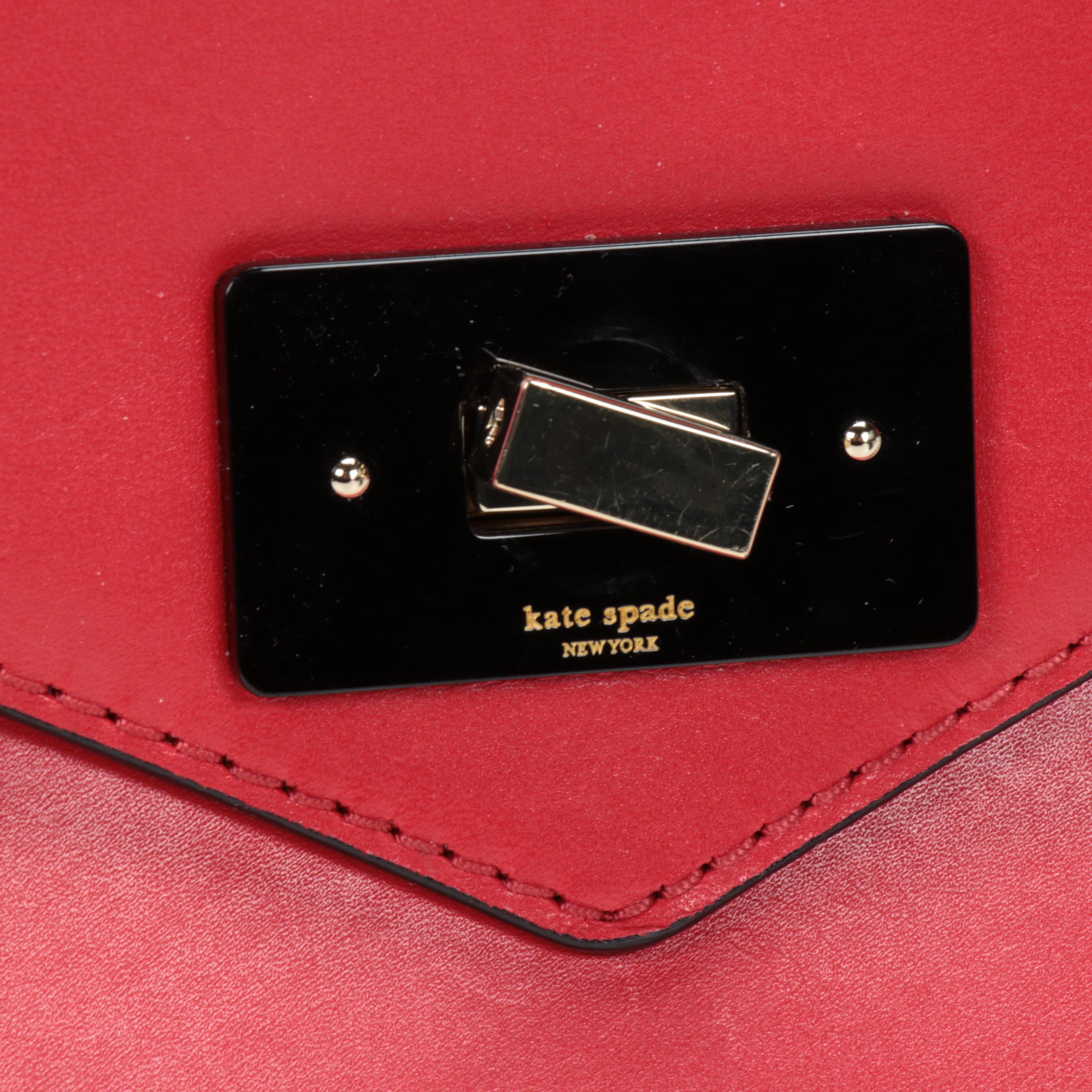 Kate Spade New York Top Handle Bag with Michael Kors Black Cosmetic Bag