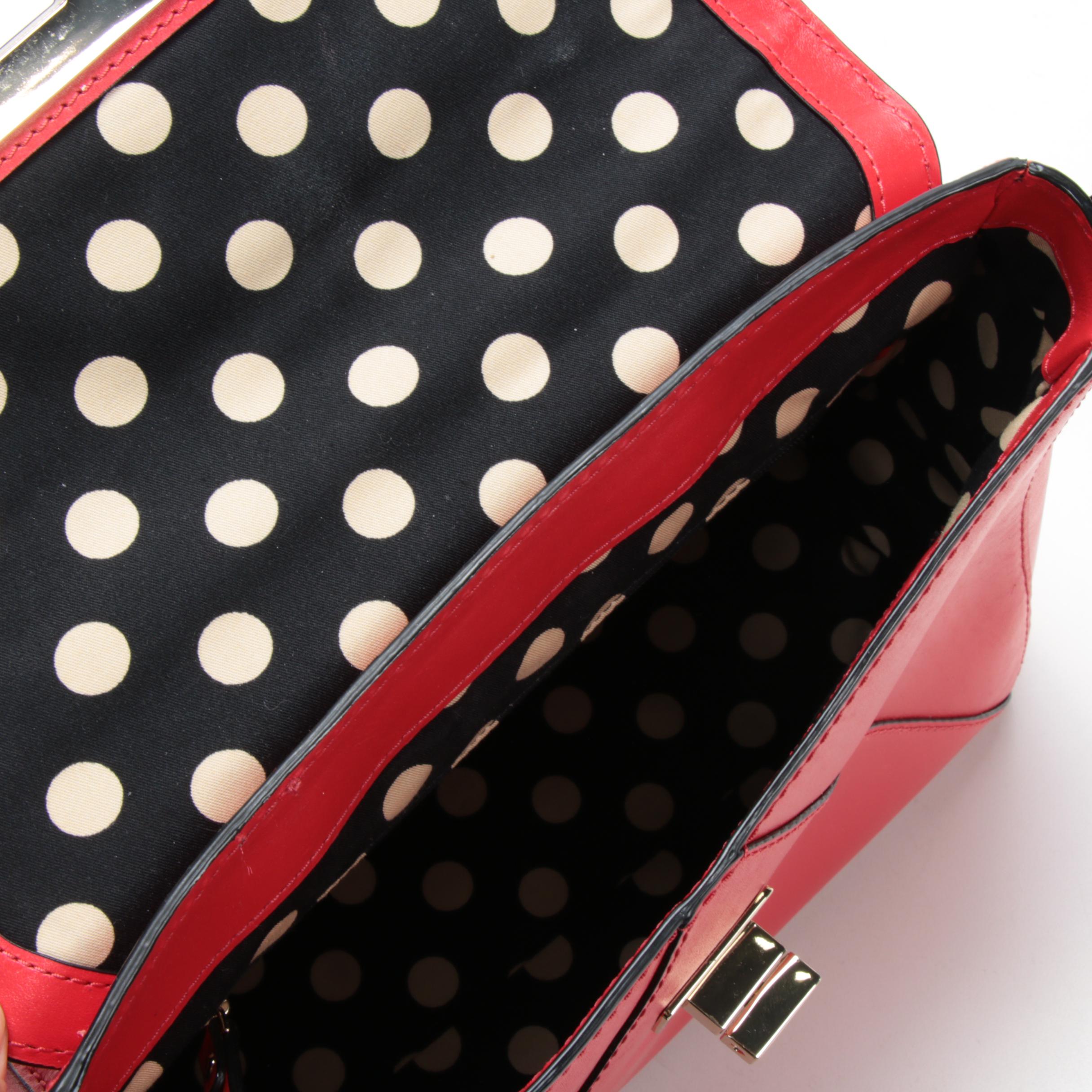 Kate Spade New York Top Handle Bag with Michael Kors Black Cosmetic Bag