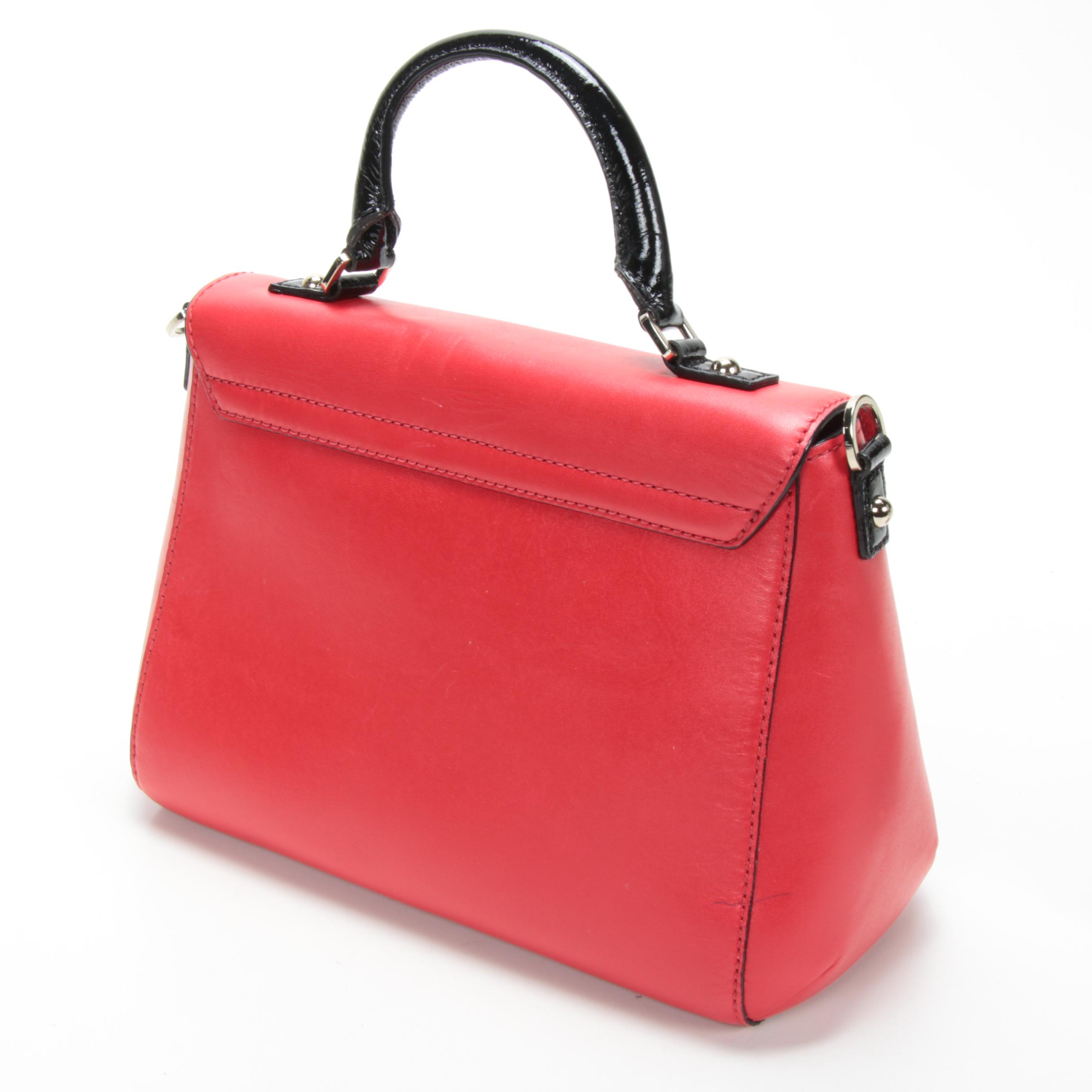 Kate Spade New York Top Handle Bag with Michael Kors Black Cosmetic Bag